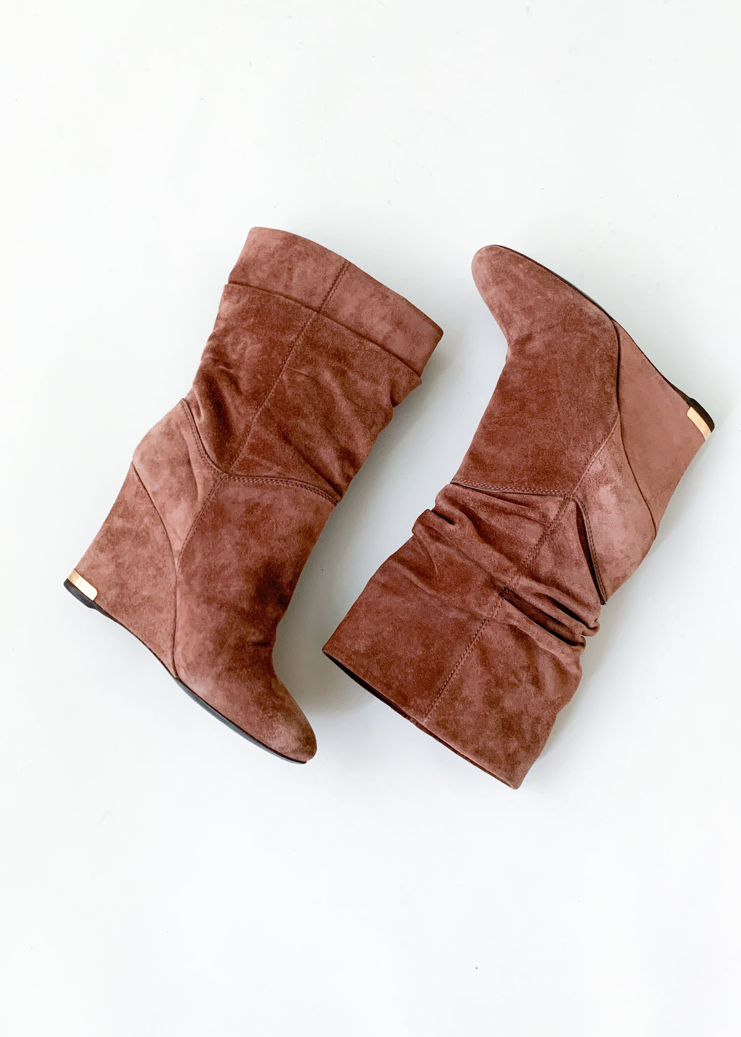 Vintage Louis Vuitton Suede Boots