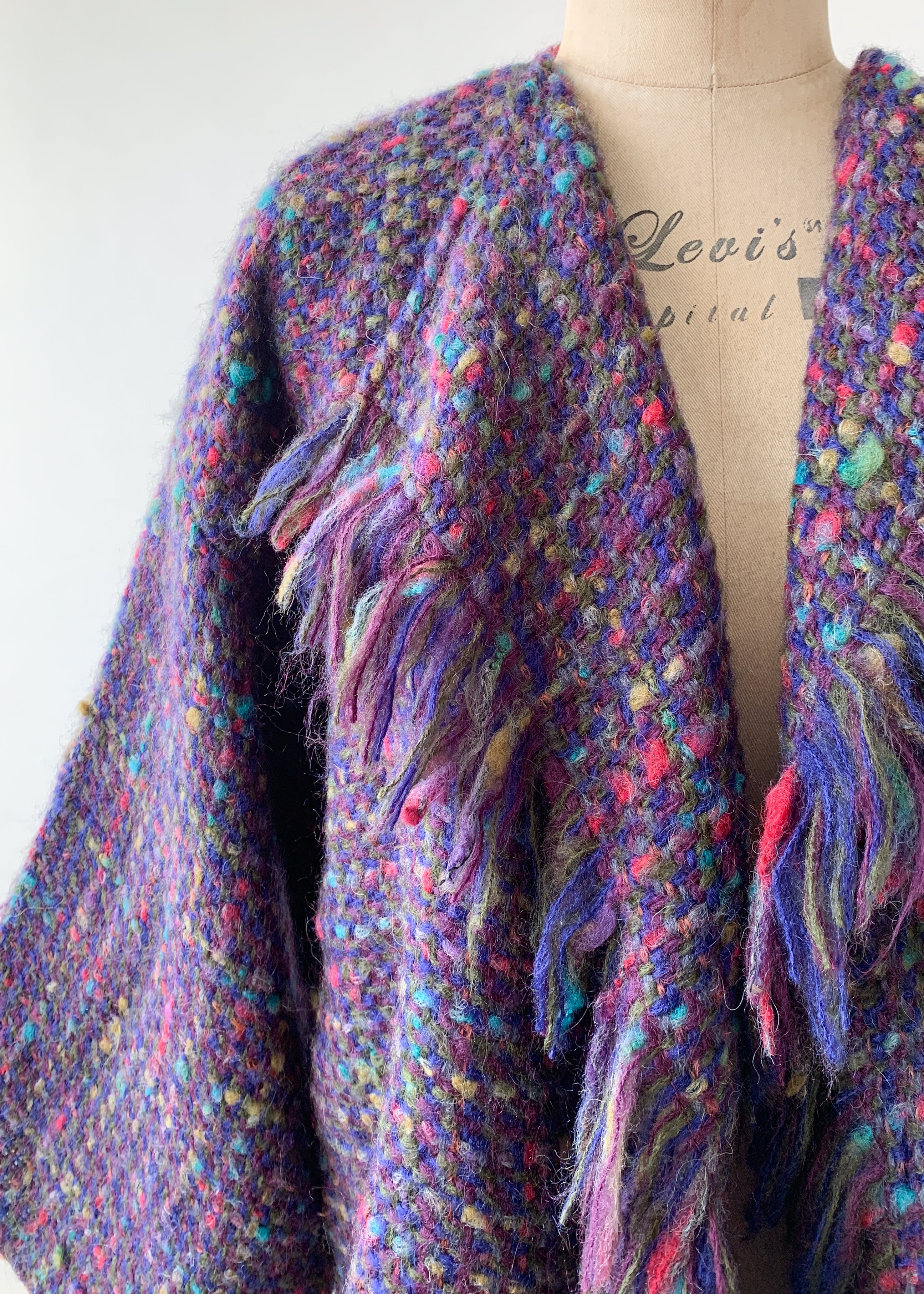 Vintage 1980s Gil Aimbez Woven Cardigan