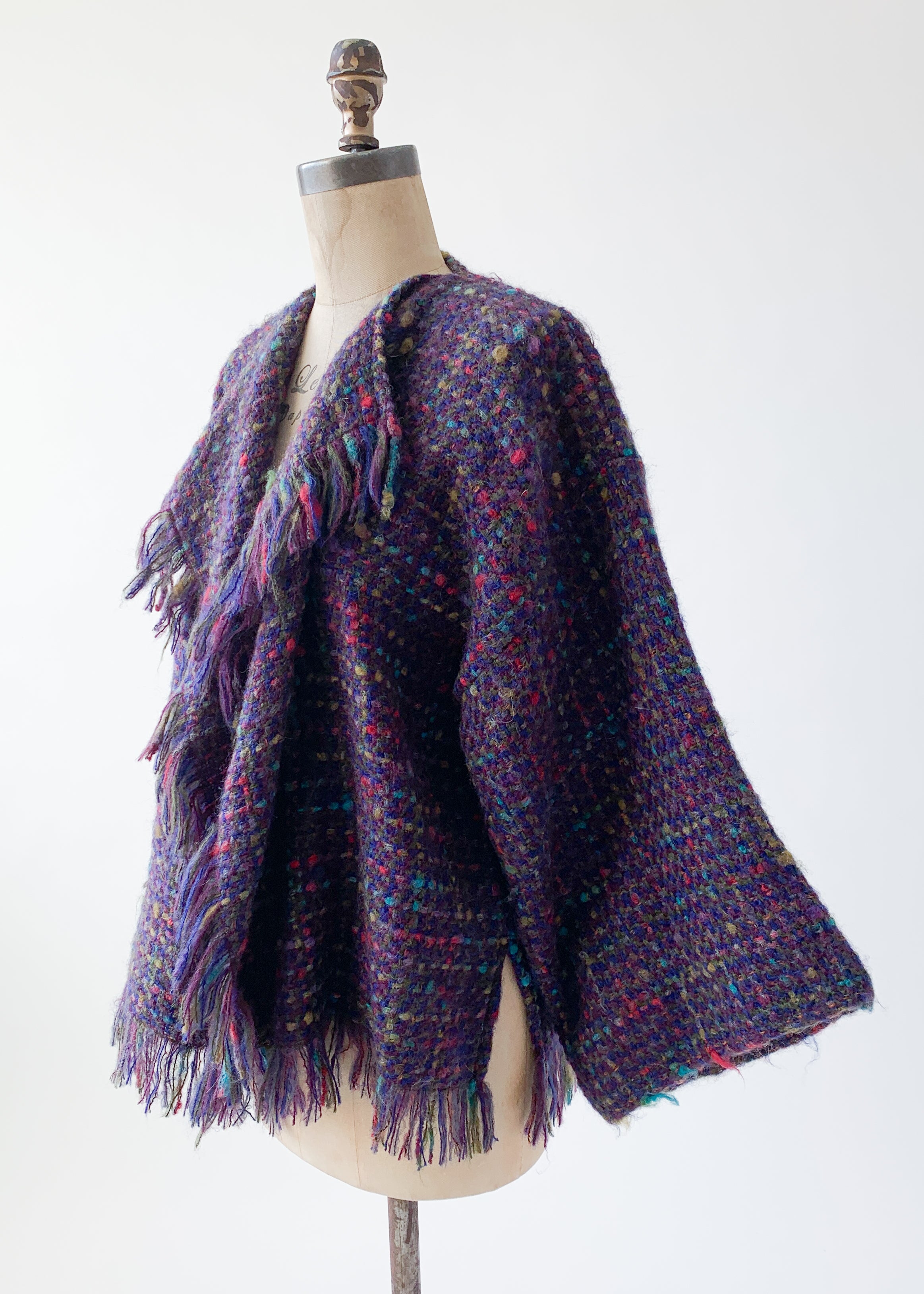 Vintage 1980s Gil Aimbez Woven Cardigan