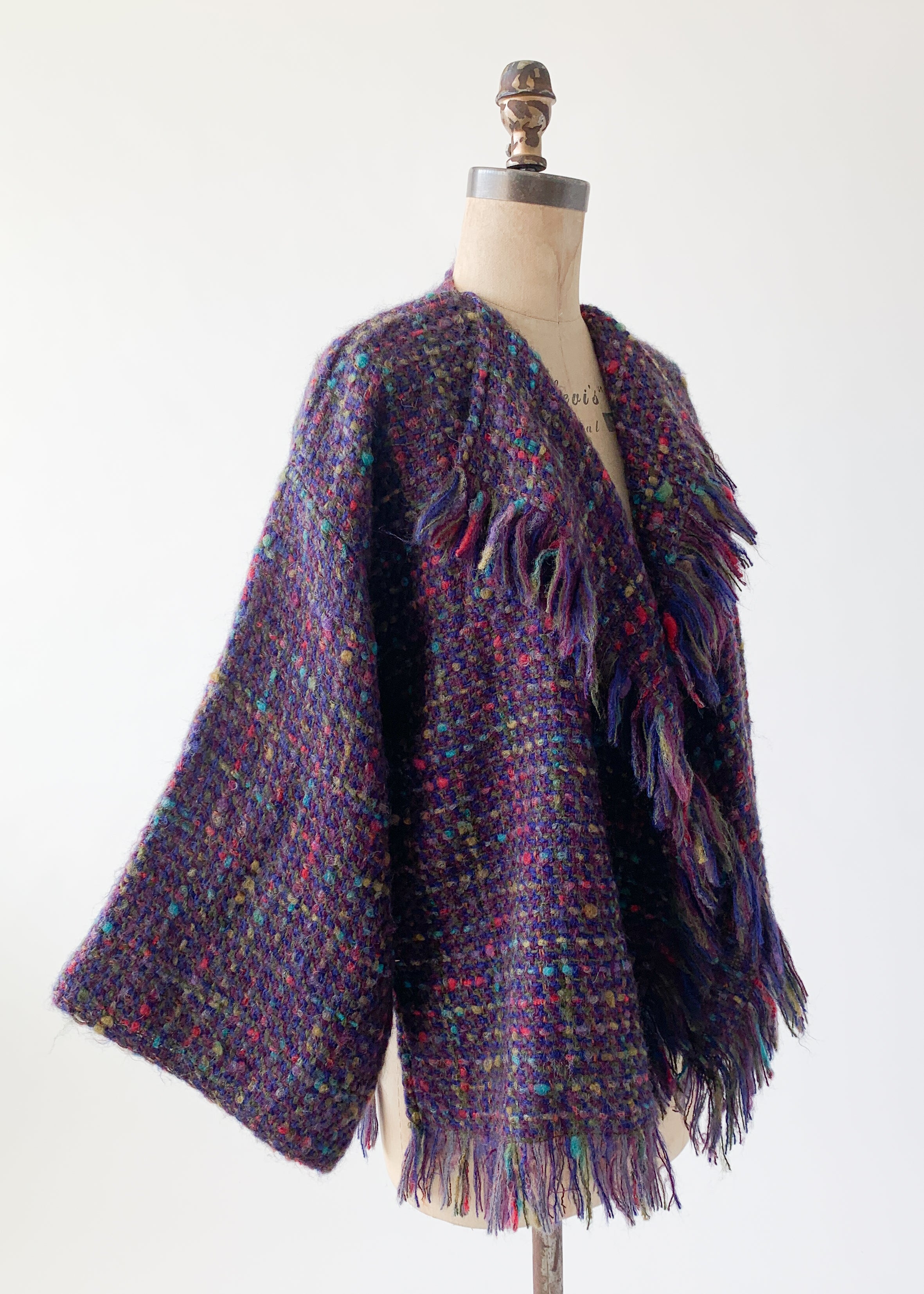 Vintage 1980s Gil Aimbez Woven Cardigan