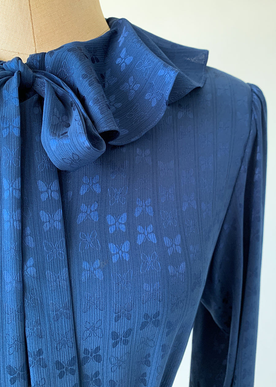 Vintage 1980s Hanae Mori Lounge Pantsuit Set