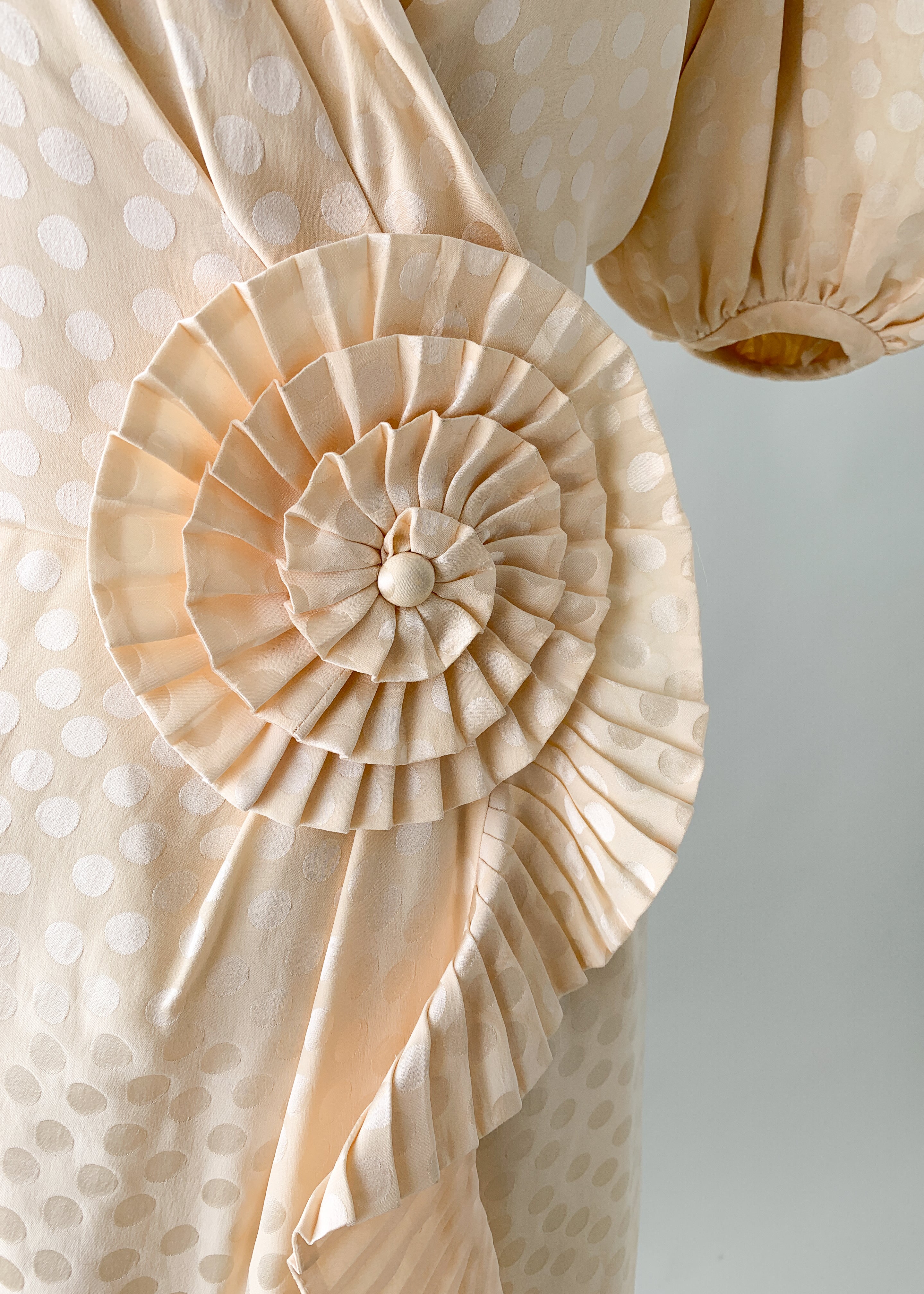 Vintage 1980s Albert Nipon Silk Dress