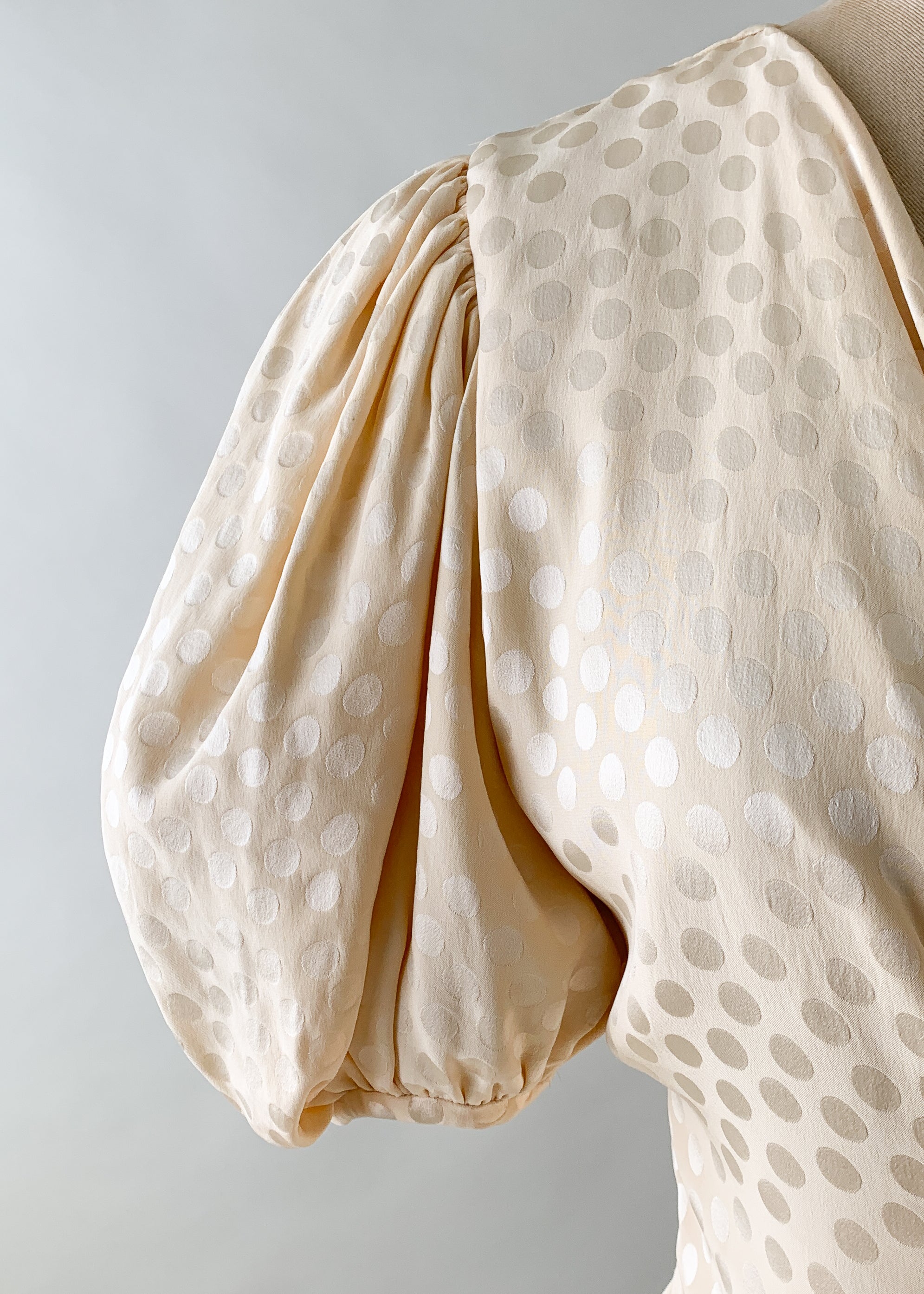 Vintage 1980s Albert Nipon Silk Dress