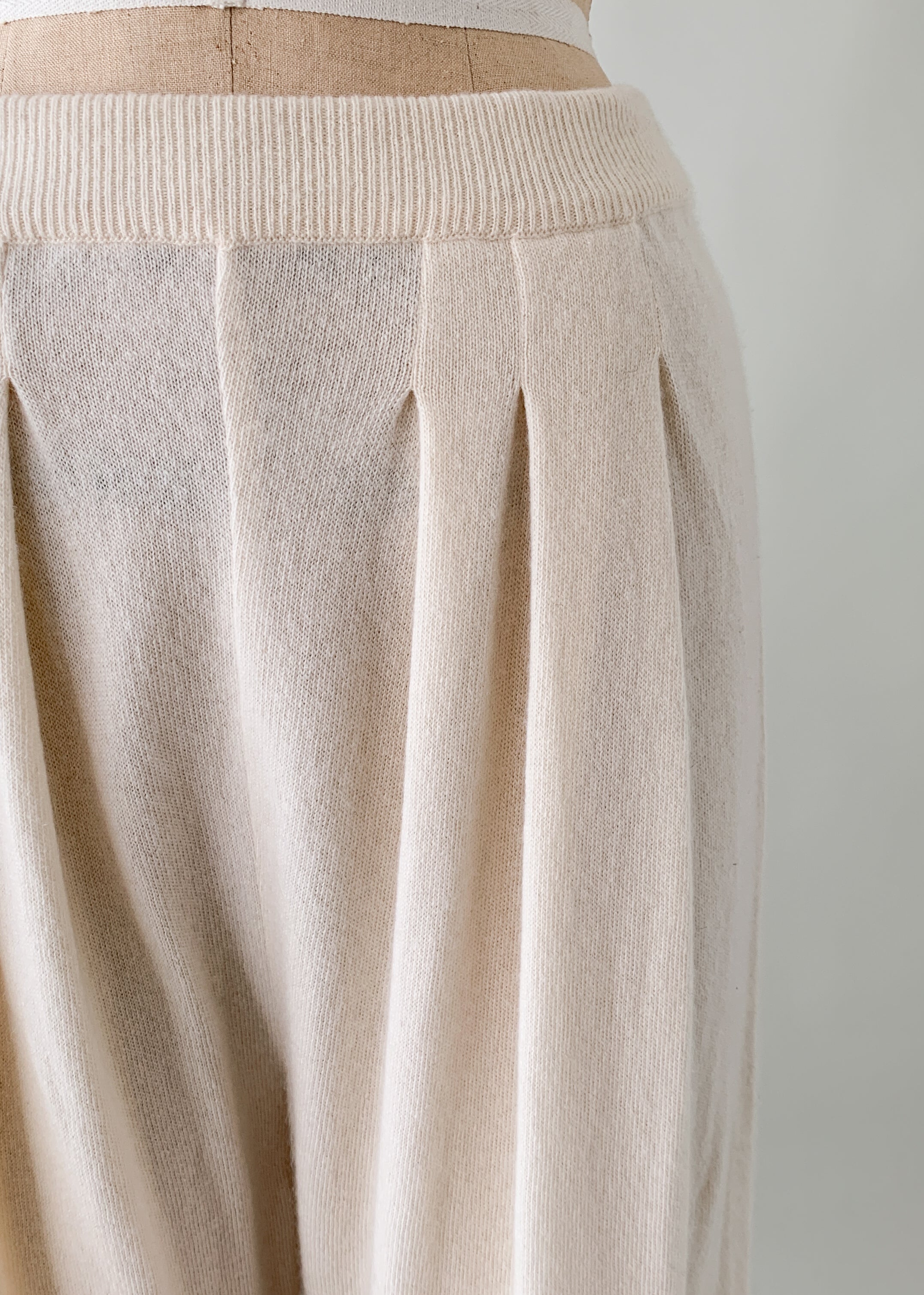 Vintage 1980s Oscar de la Renta Cashmere Sweater Pants
