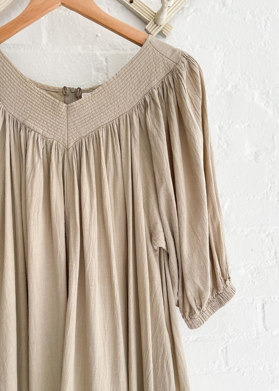 Vintage 1970s Everyday Neutrals Dress