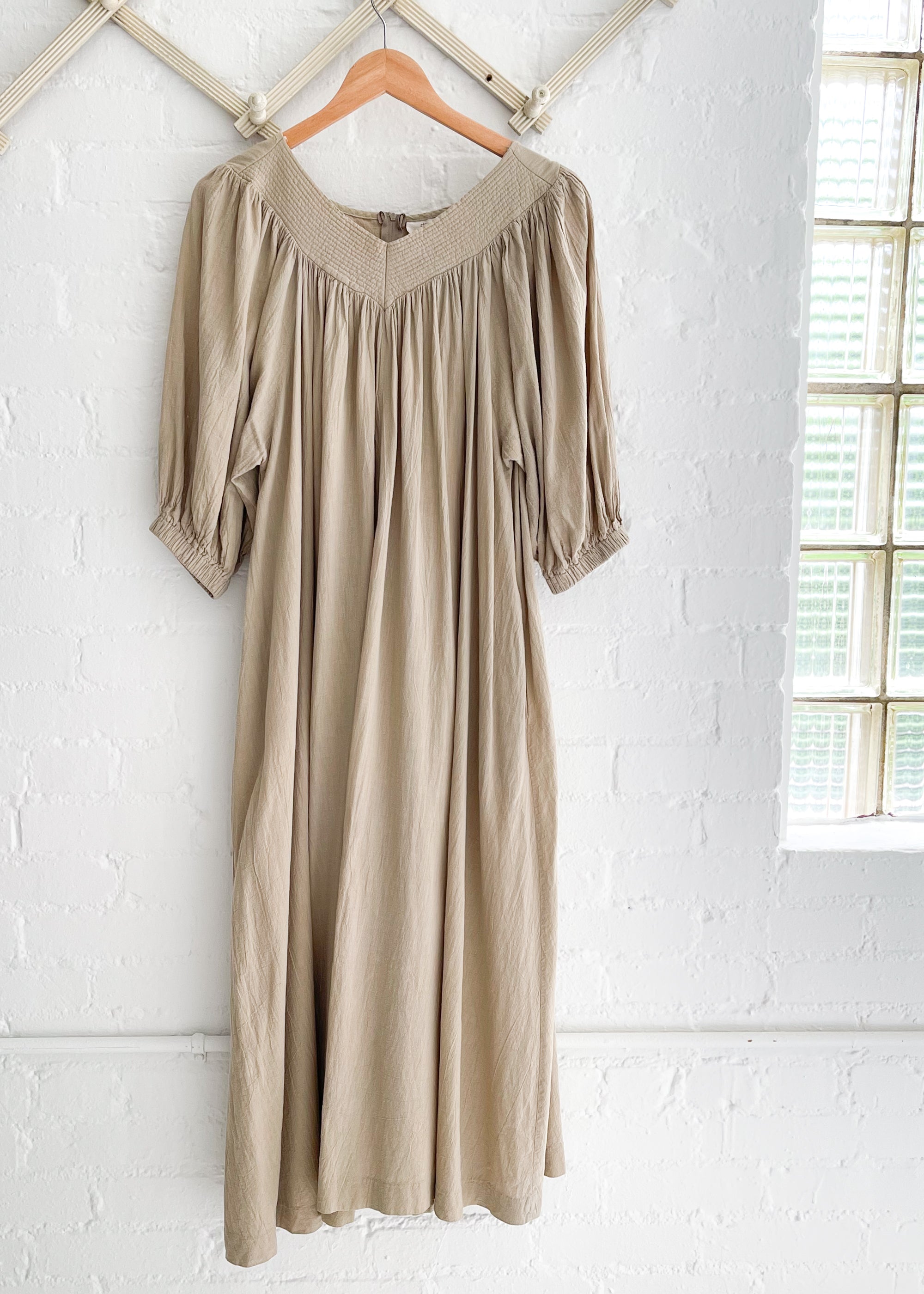 Vintage 1970s Everyday Neutrals Dress