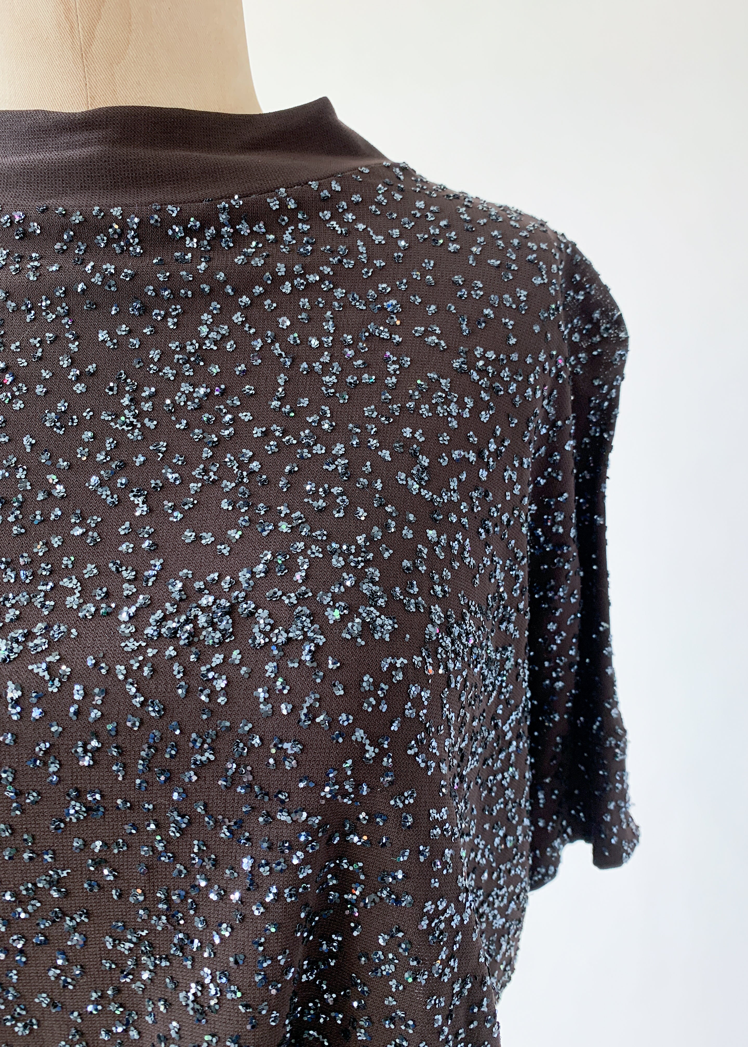 Vintage 1990s Romeo Gigli Glitter Top