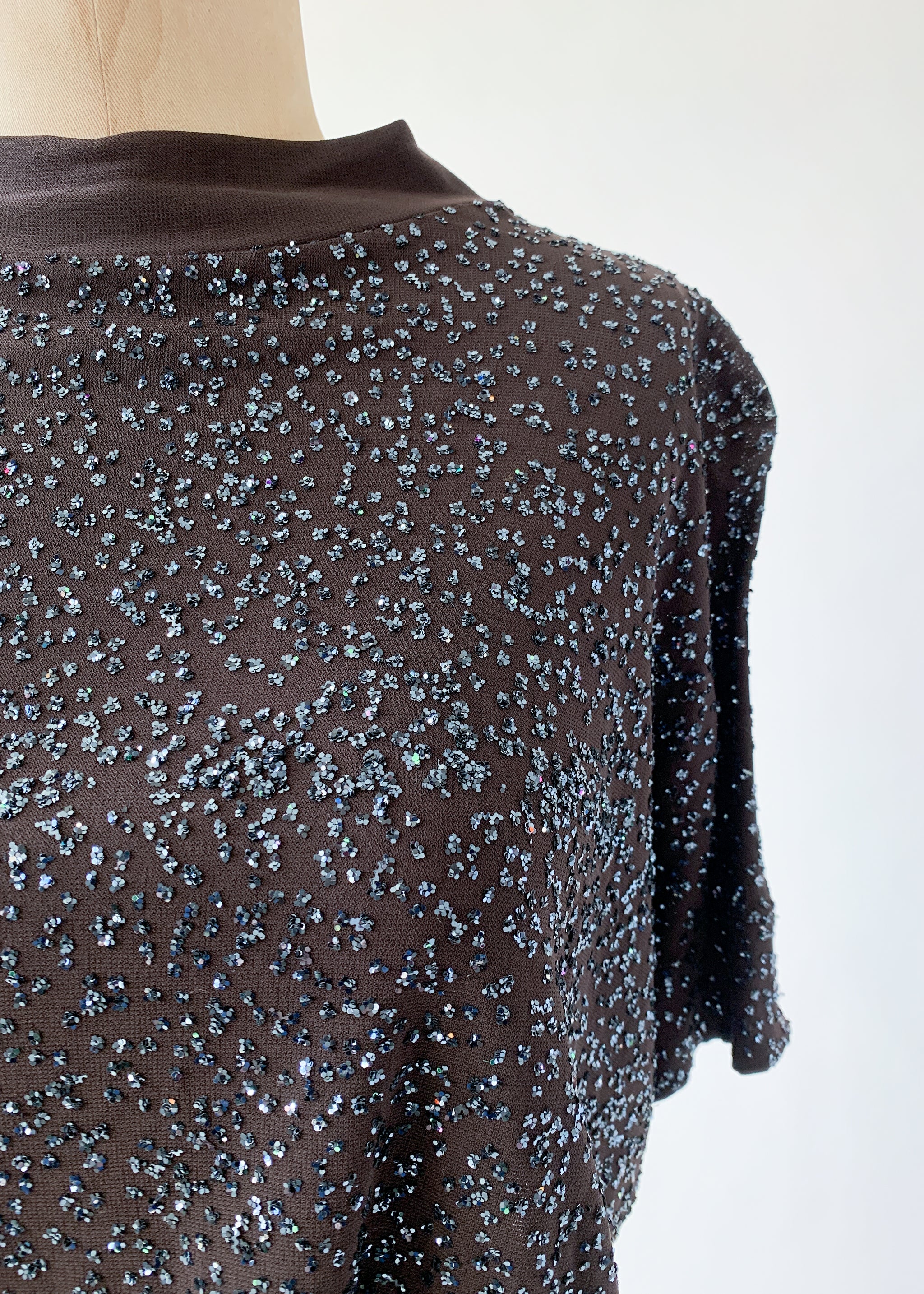 Vintage 1990s Romeo Gigli Glitter Top