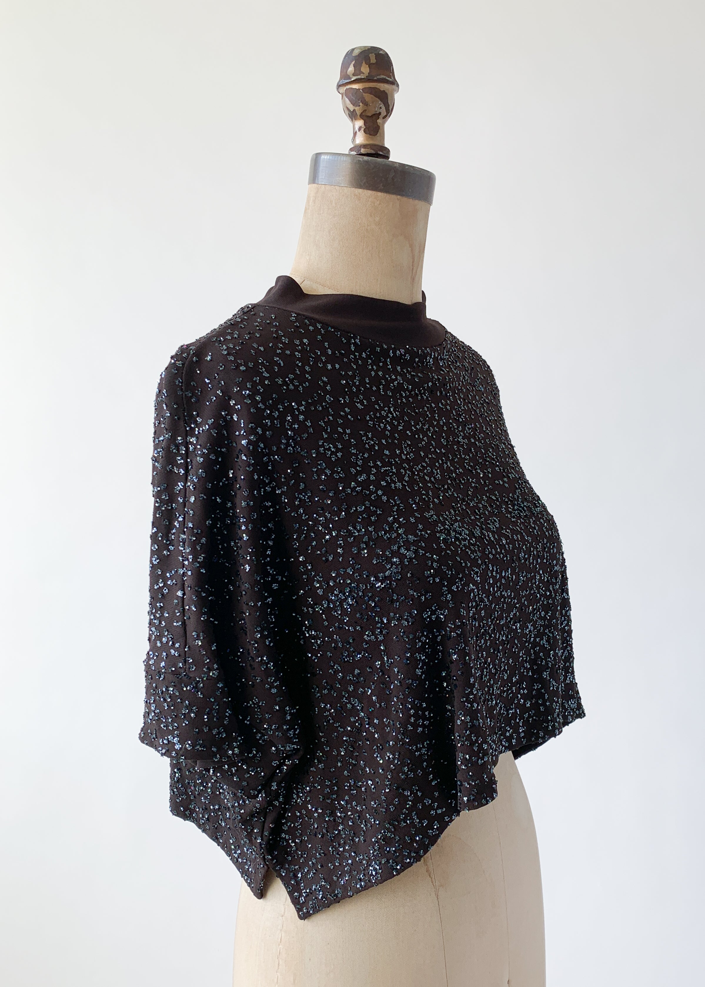 Vintage 1990s Romeo Gigli Glitter Top