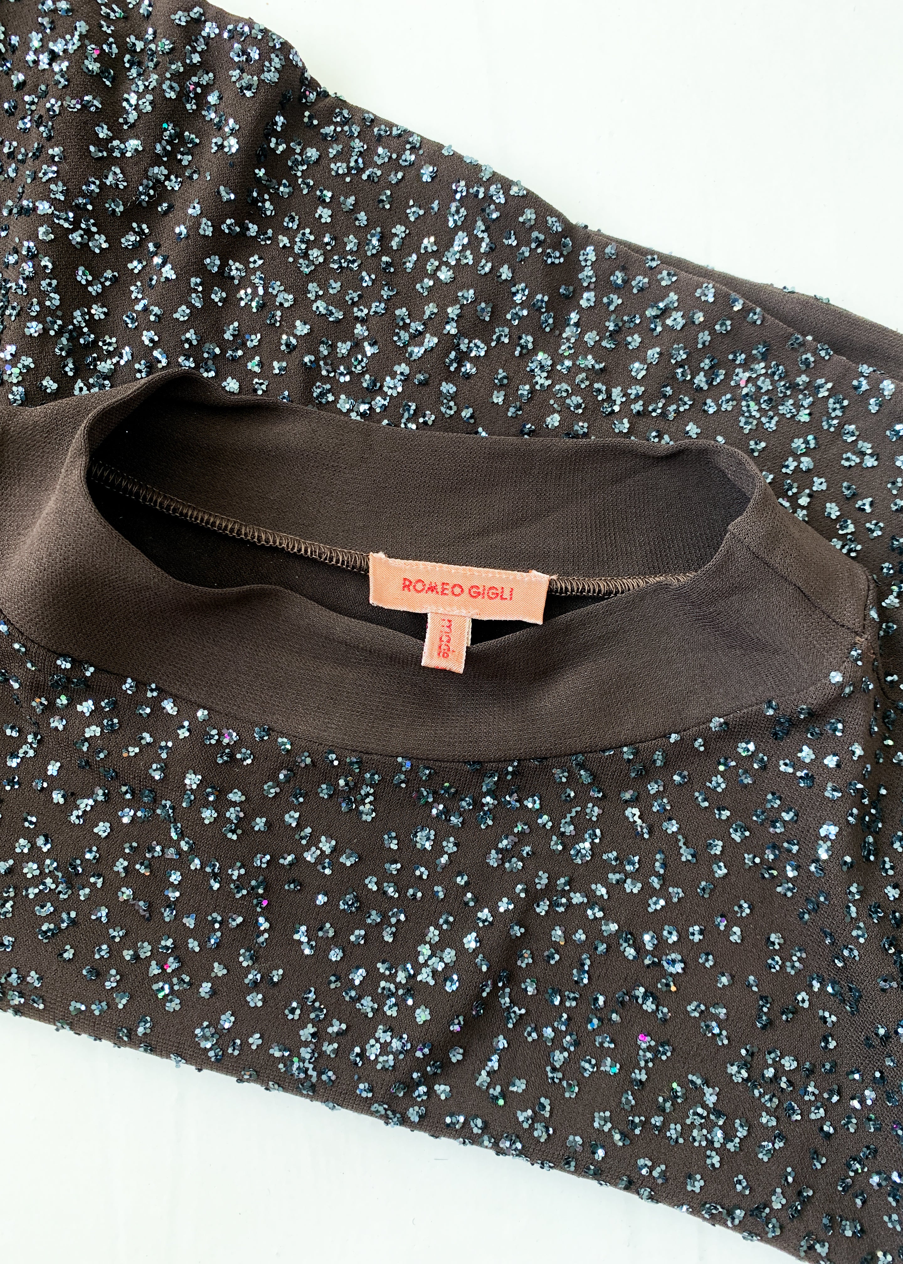 Vintage 1990s Romeo Gigli Glitter Top