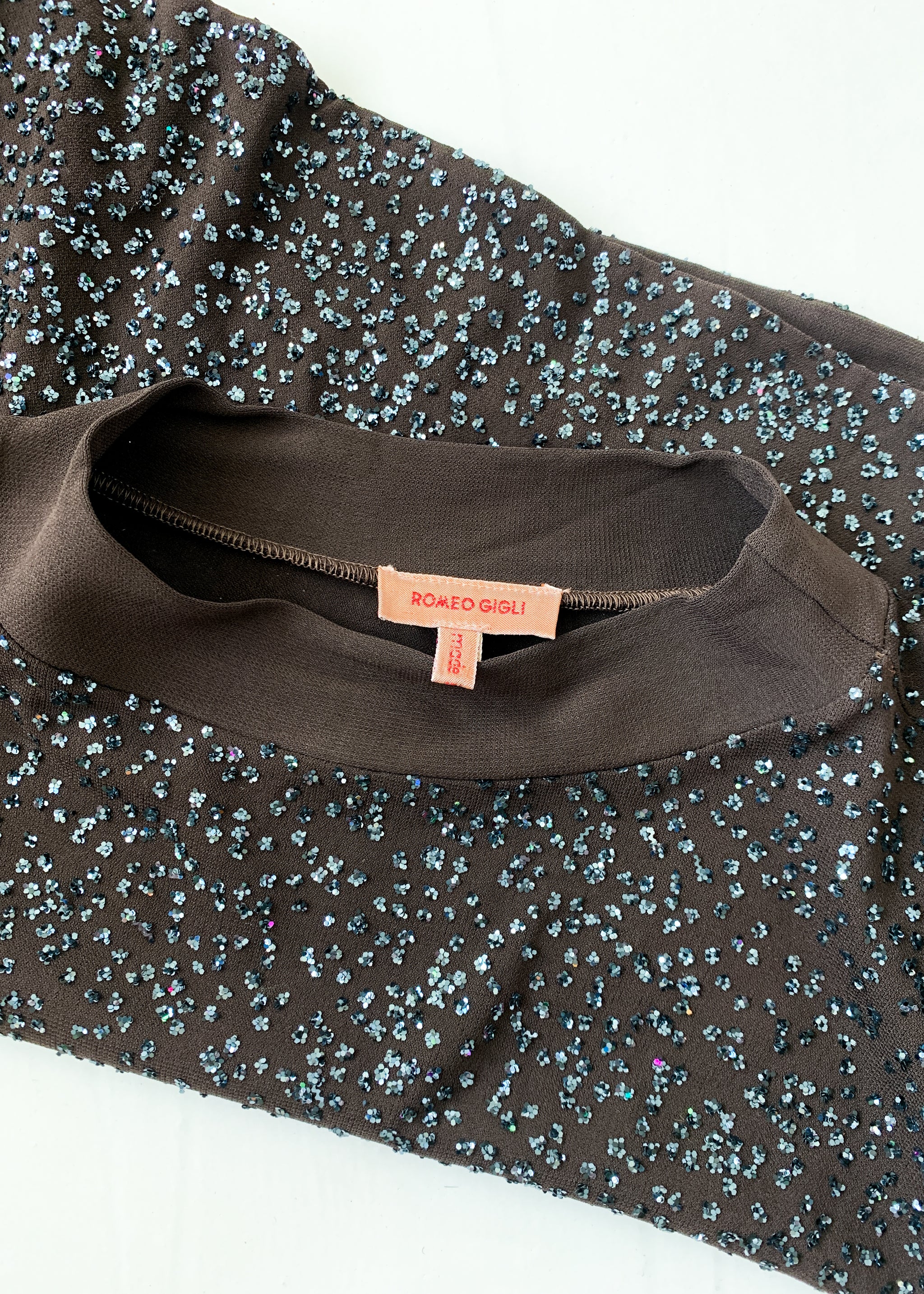 Vintage 1990s Romeo Gigli Glitter Top