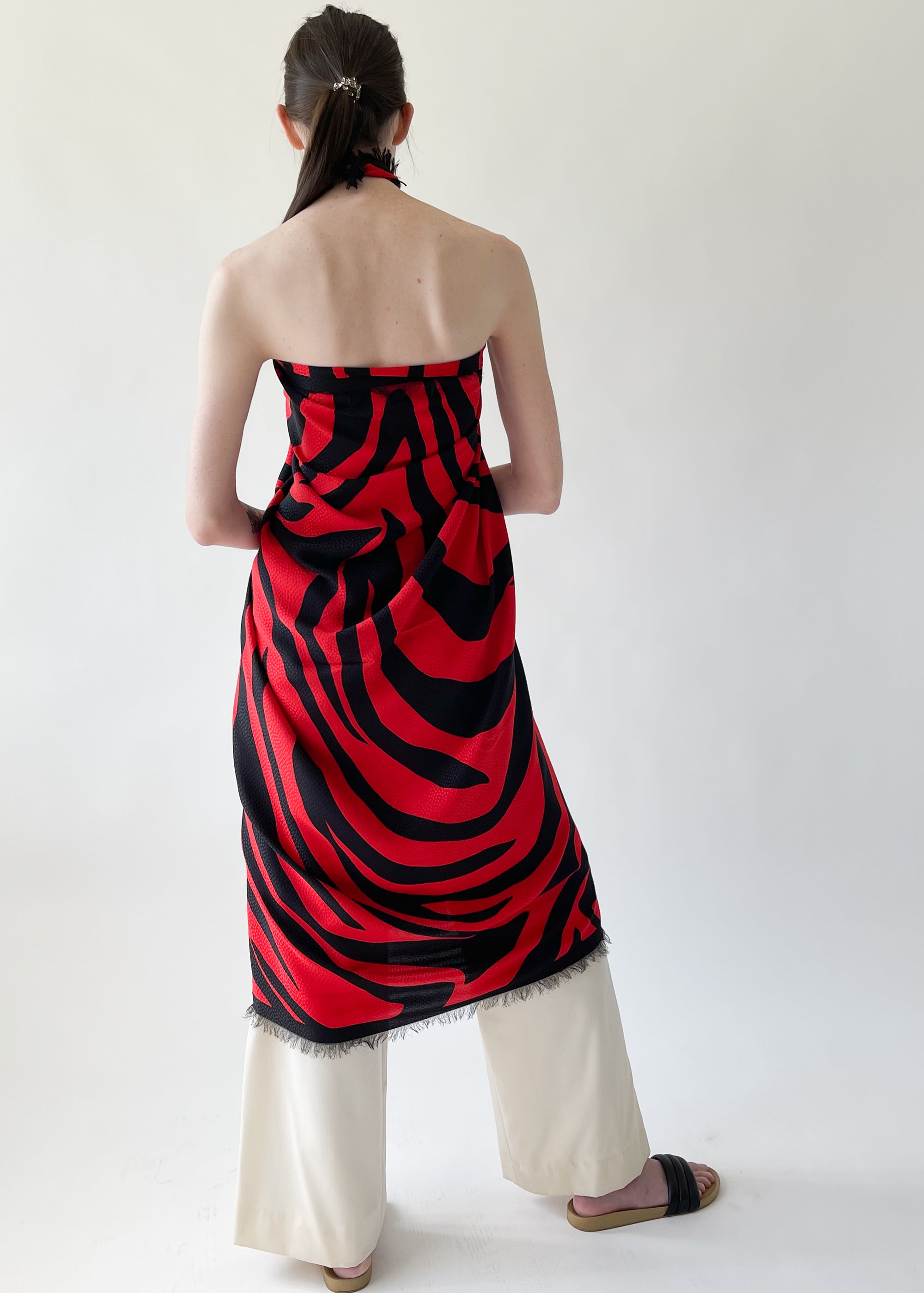 Vintage 1990s YSL Large Silk Scarf