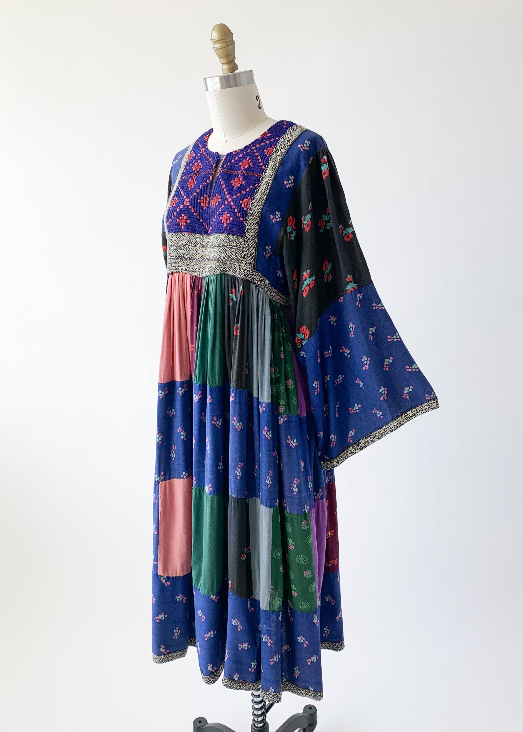 Vintage Afghani Patchwork Dress