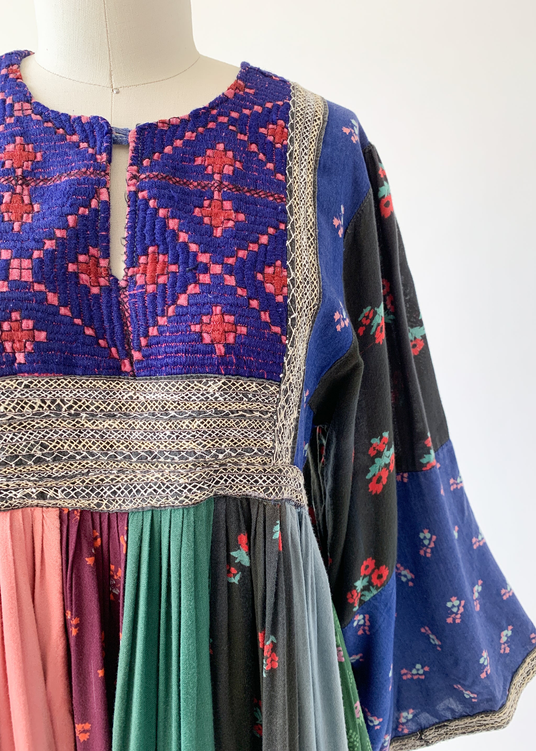 Vintage Afghani Patchwork Dress Vintage Afghani Patchwork Dress