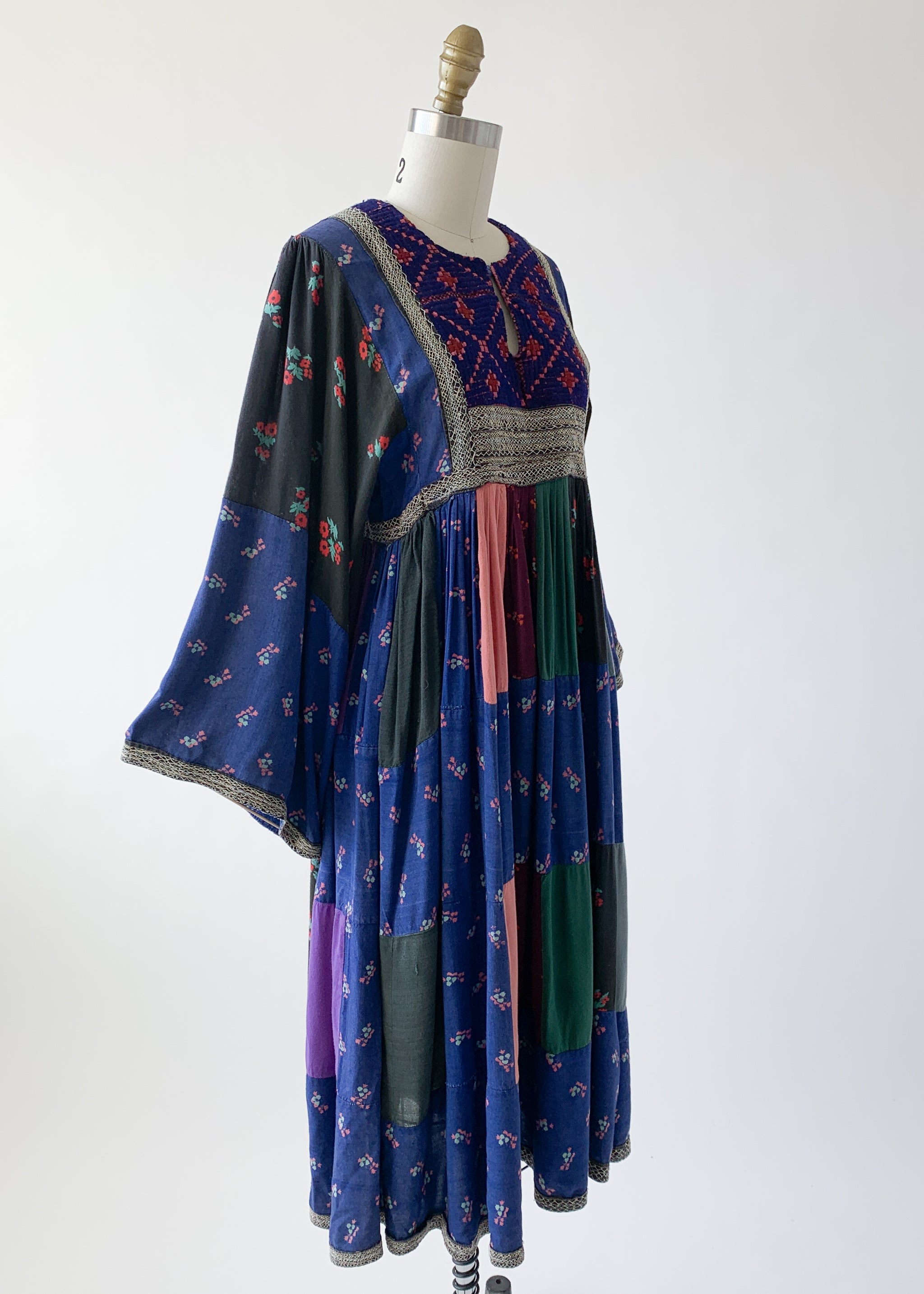 Vintage Afghani Patchwork Dress
