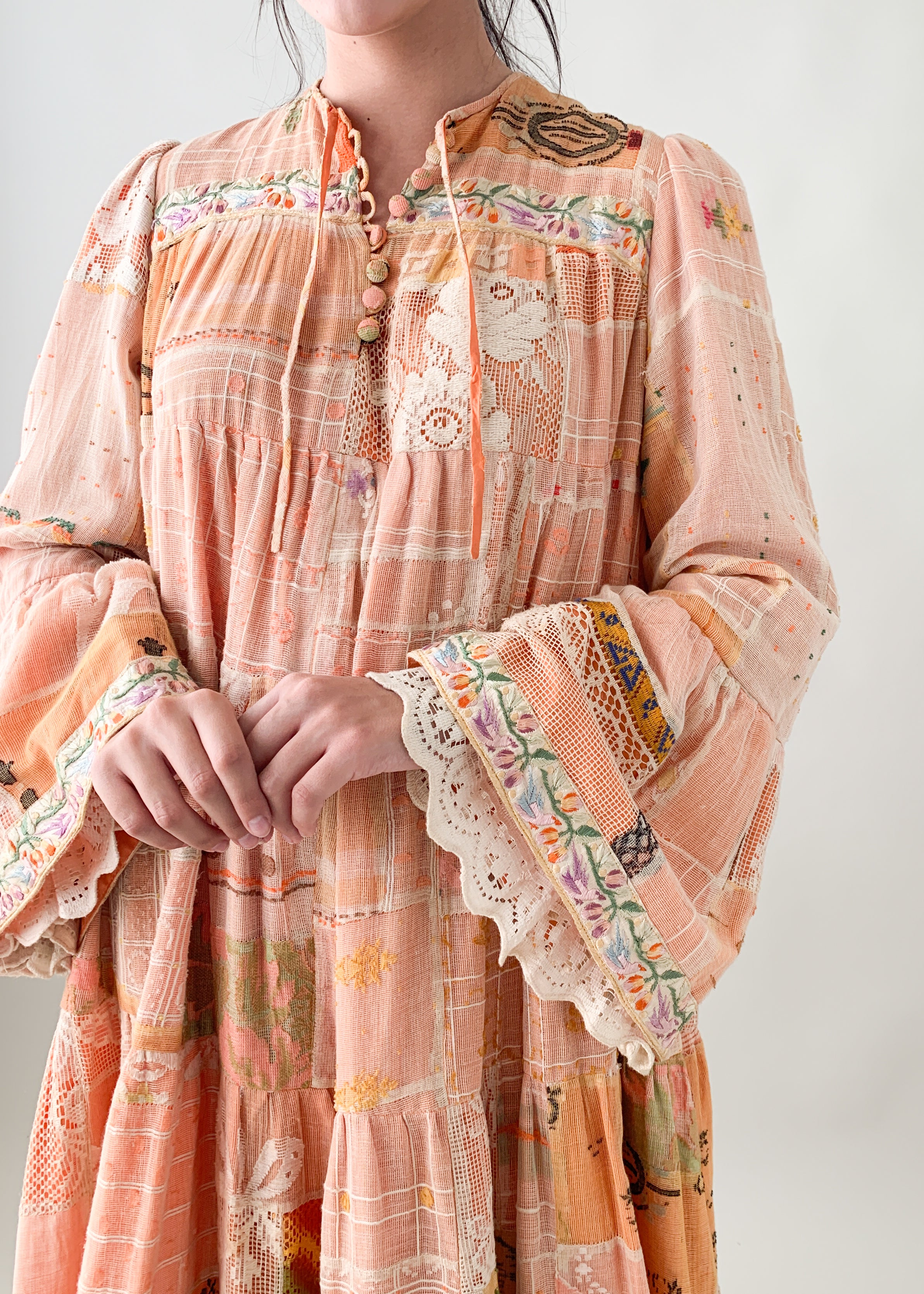 Vintage 1970s Catherine Buckley Caftan Dress