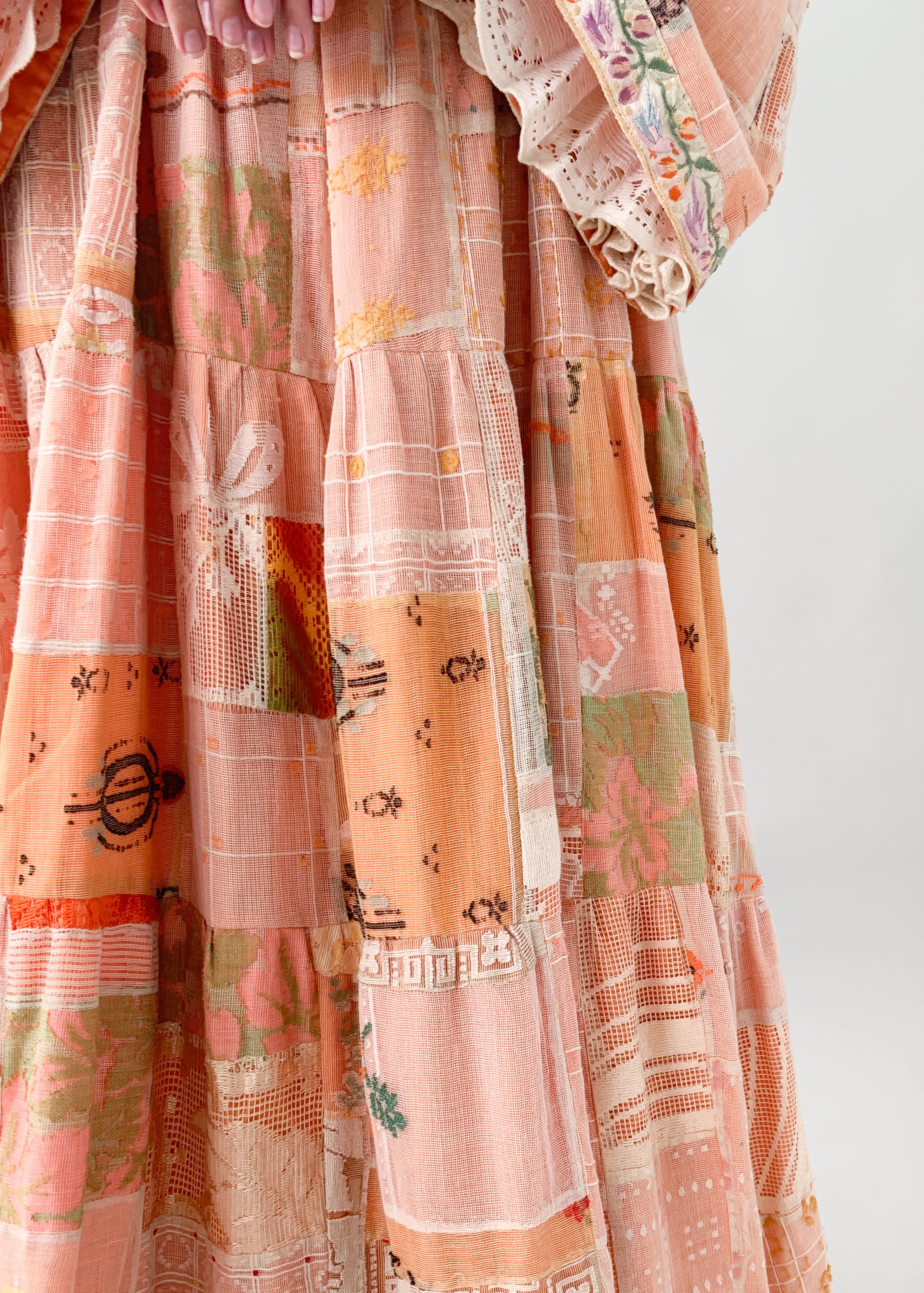 Vintage 1970s Catherine Buckley Caftan Dress