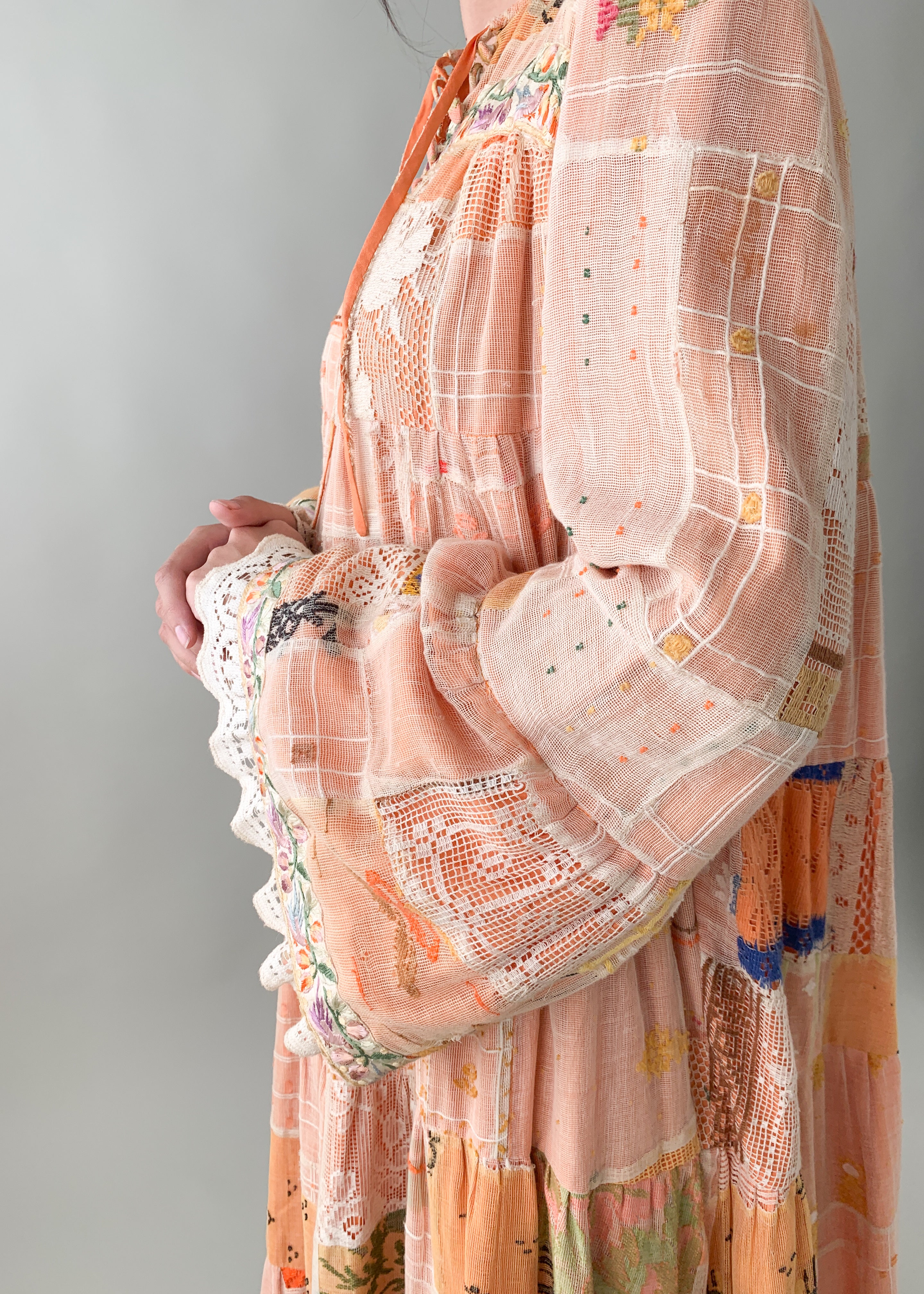 Vintage 1970s Catherine Buckley Caftan Dress