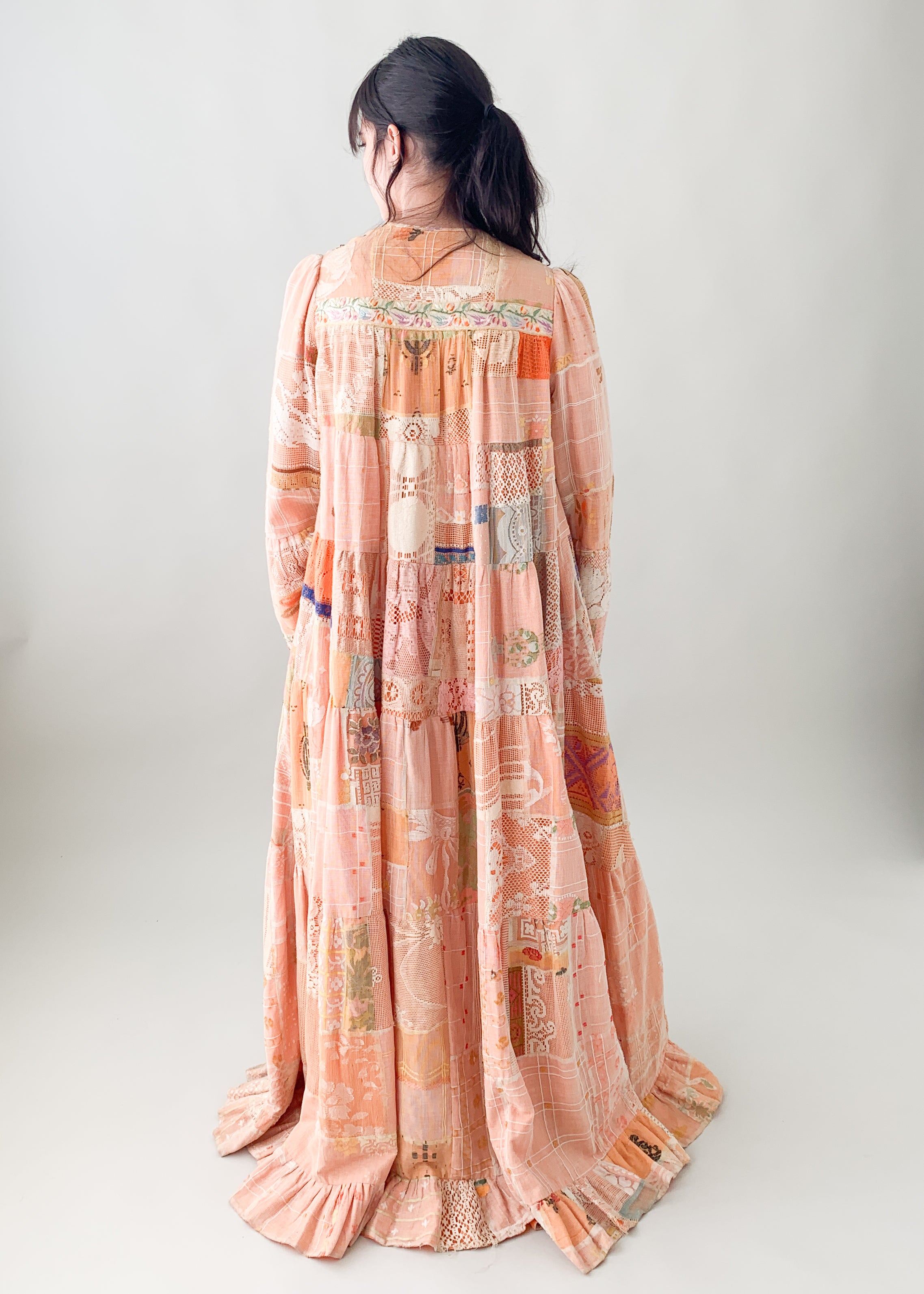 Vintage 1970s Catherine Buckley Caftan Dress