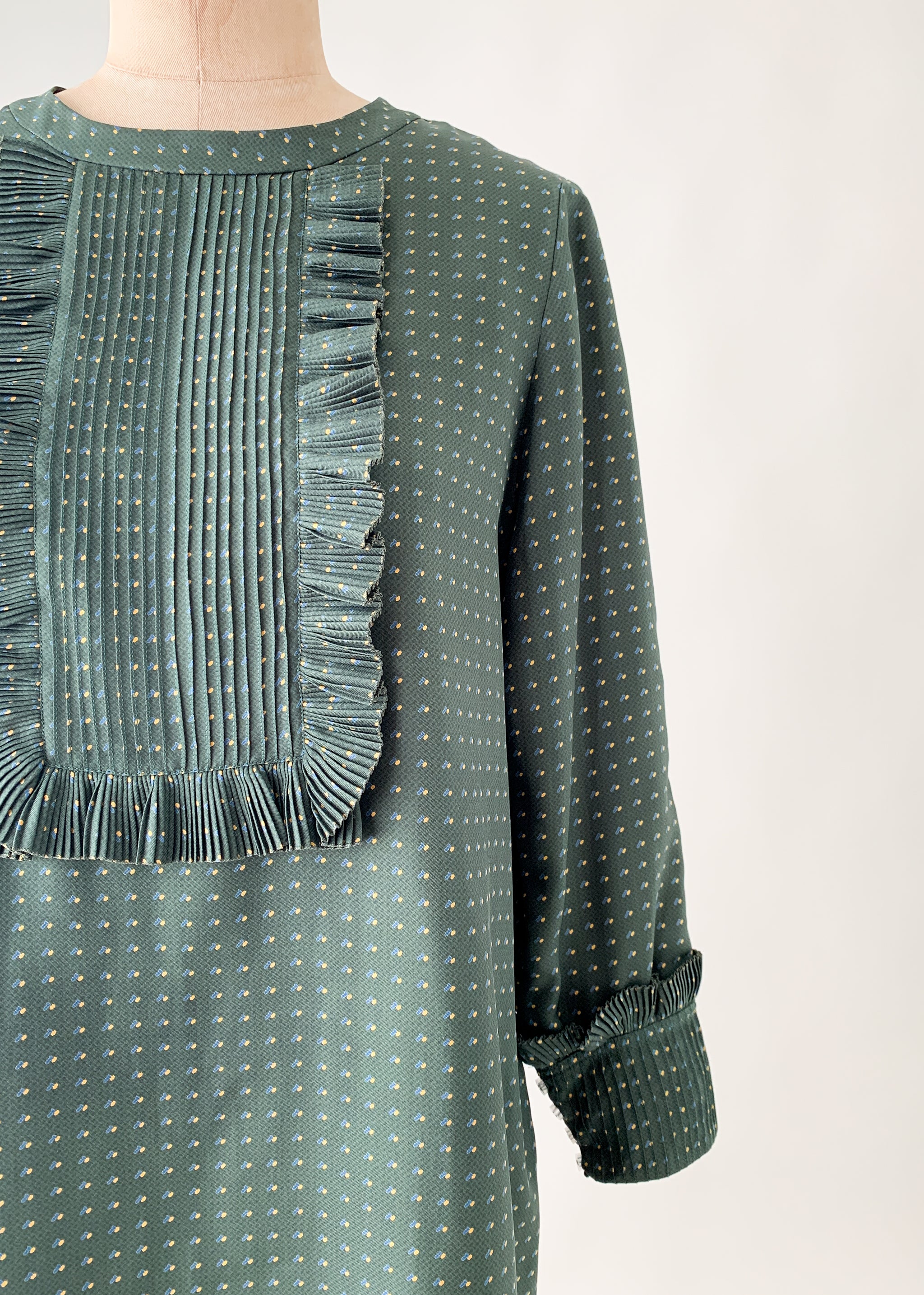 Vintage 1970s Chloe Silk Mini Dress