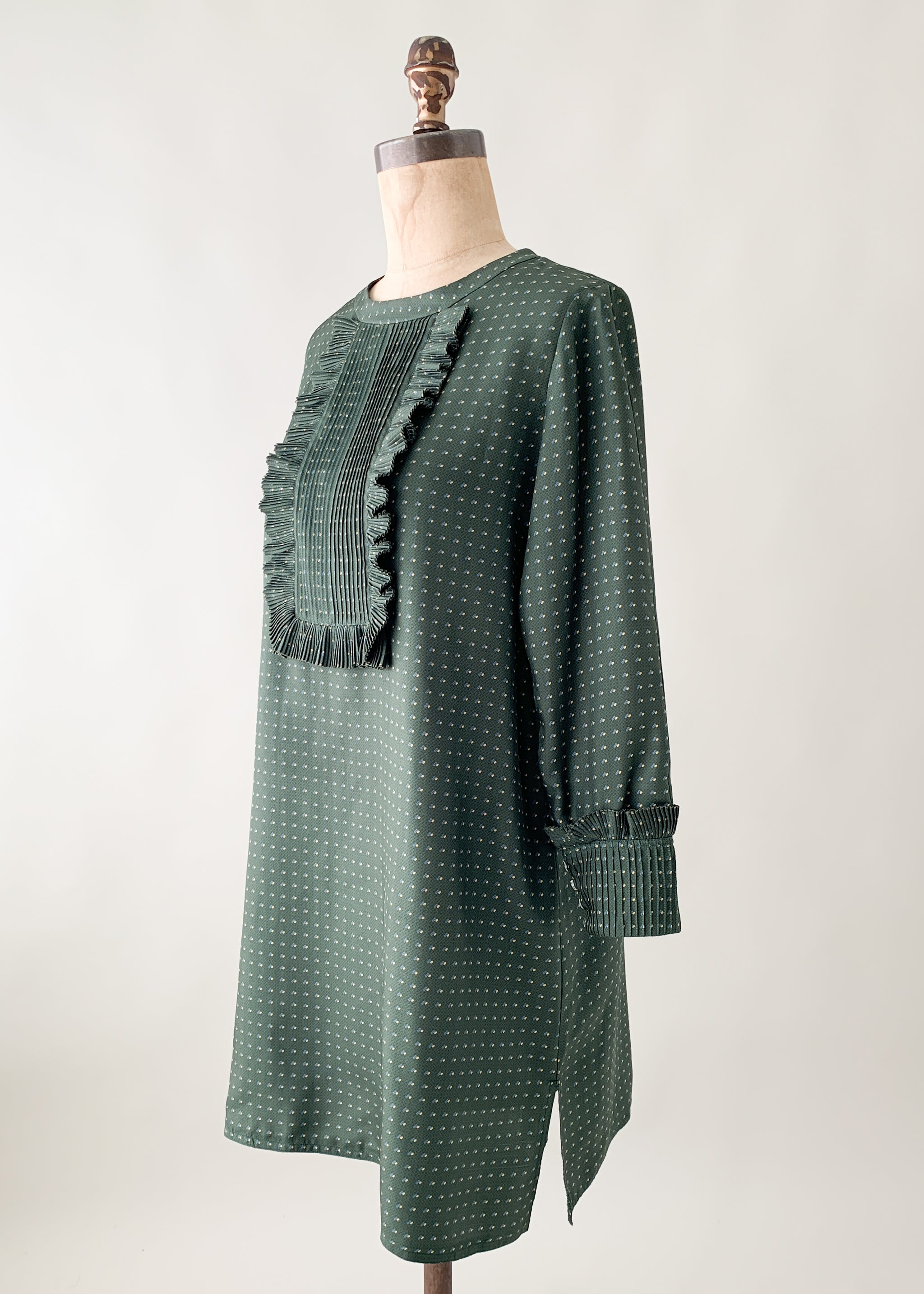 Vintage 1970s Chloe Silk Mini Dress