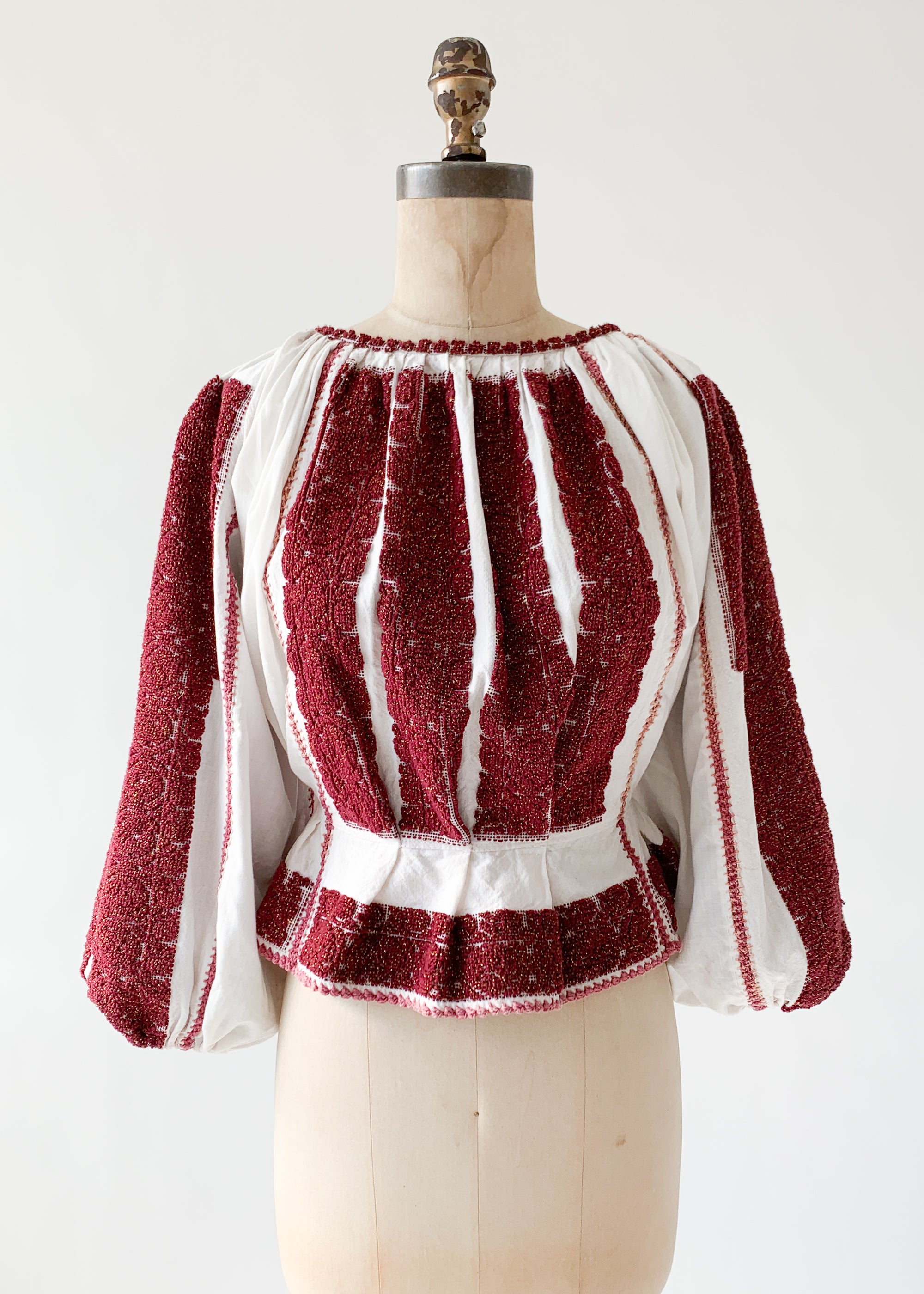 Vintage Eastern European Embroidered Top