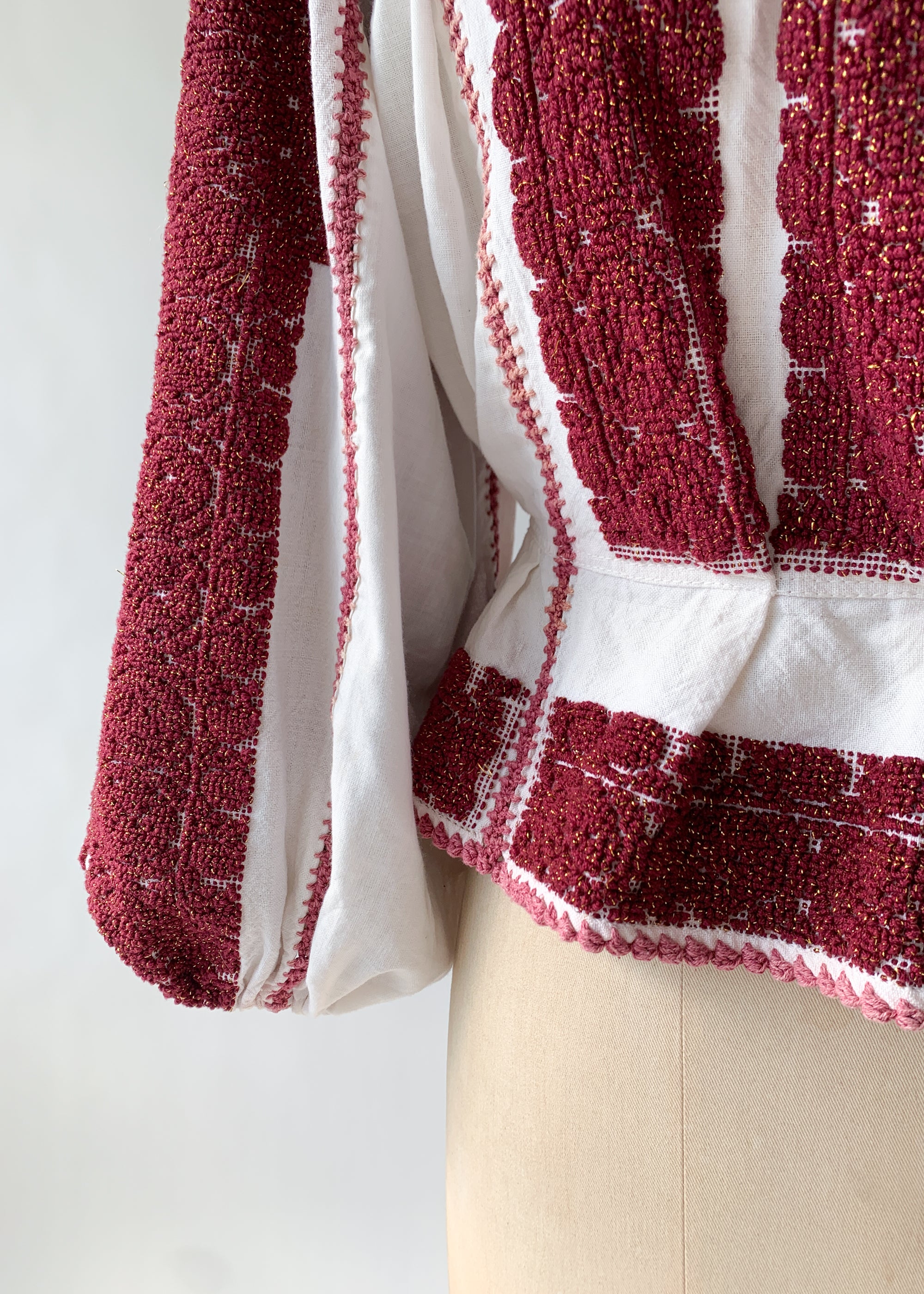 Vintage Eastern European Embroidered Top