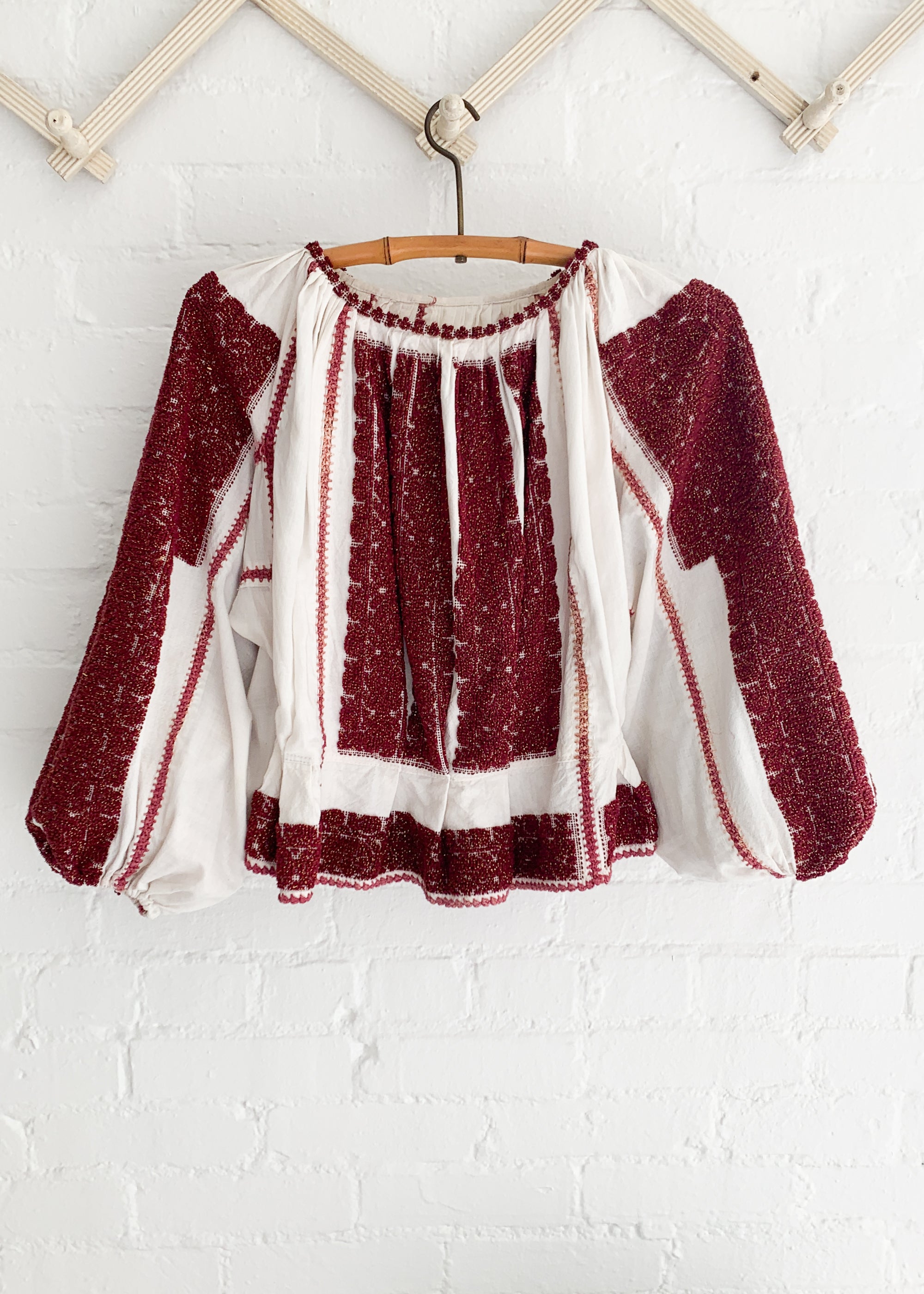 Vintage Eastern European Embroidered Top