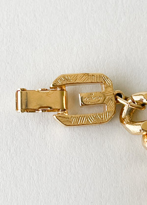 Vintage Givenchy Chunky Gold Bracelet