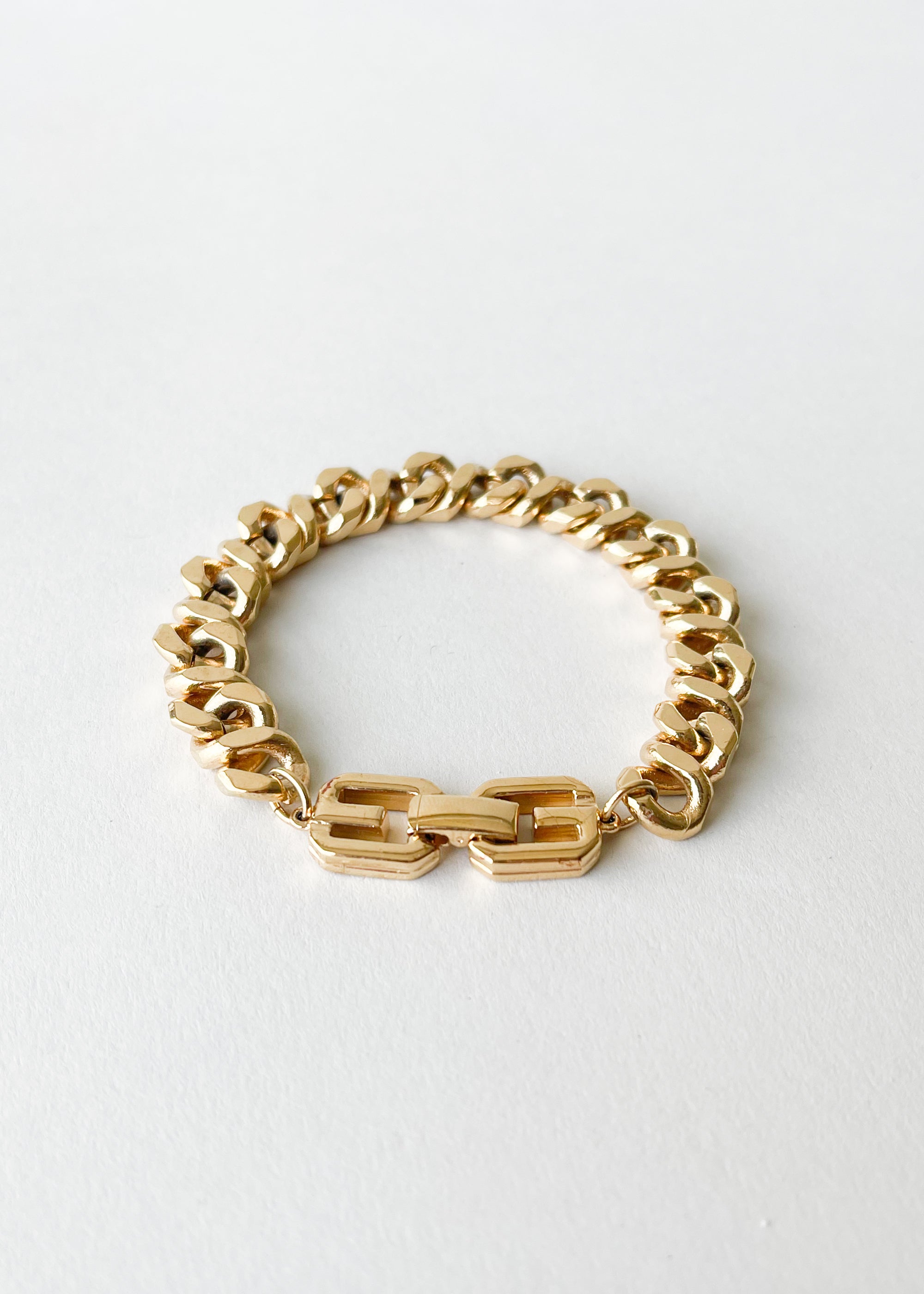 Vintage Givenchy Chunky Gold Bracelet