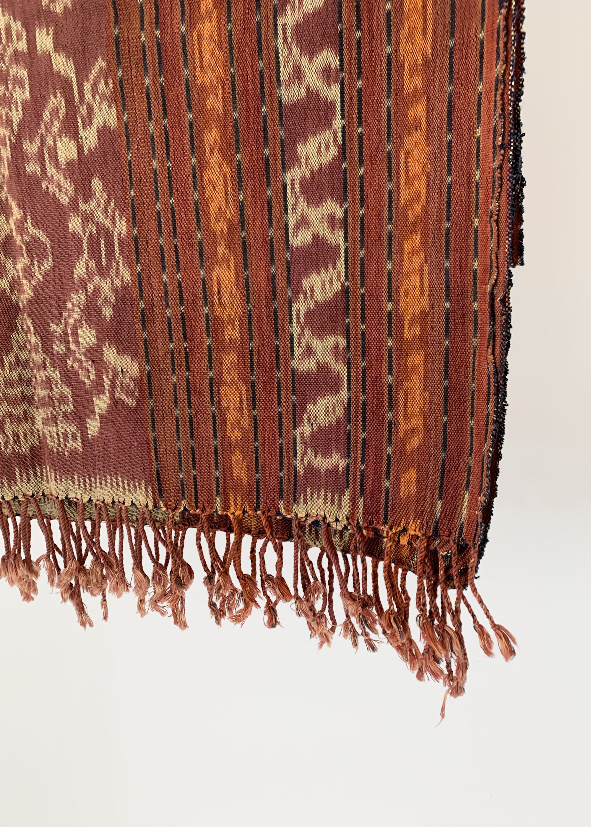 Vintage Woven Ikat Throw