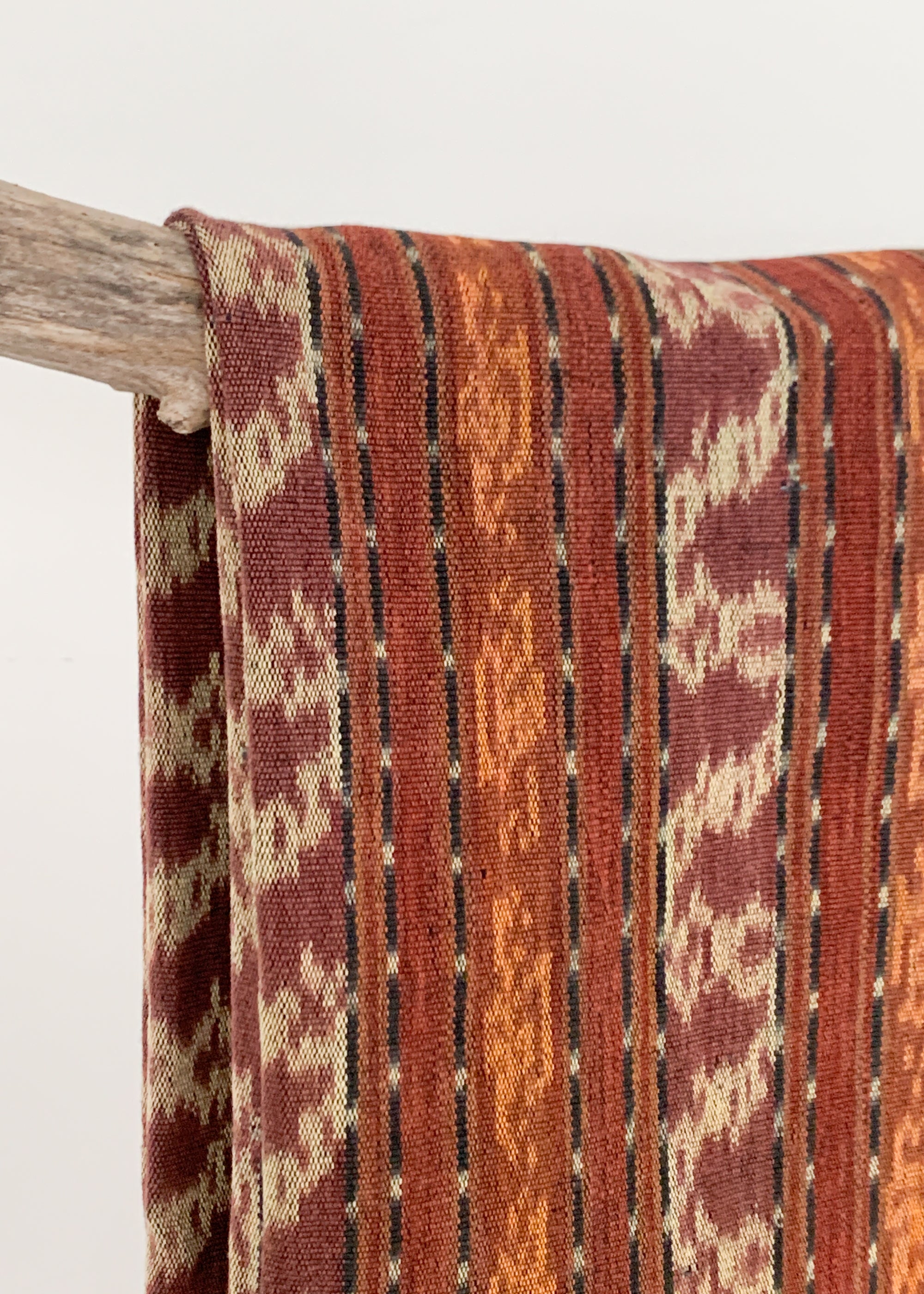 Vintage Woven Ikat Throw