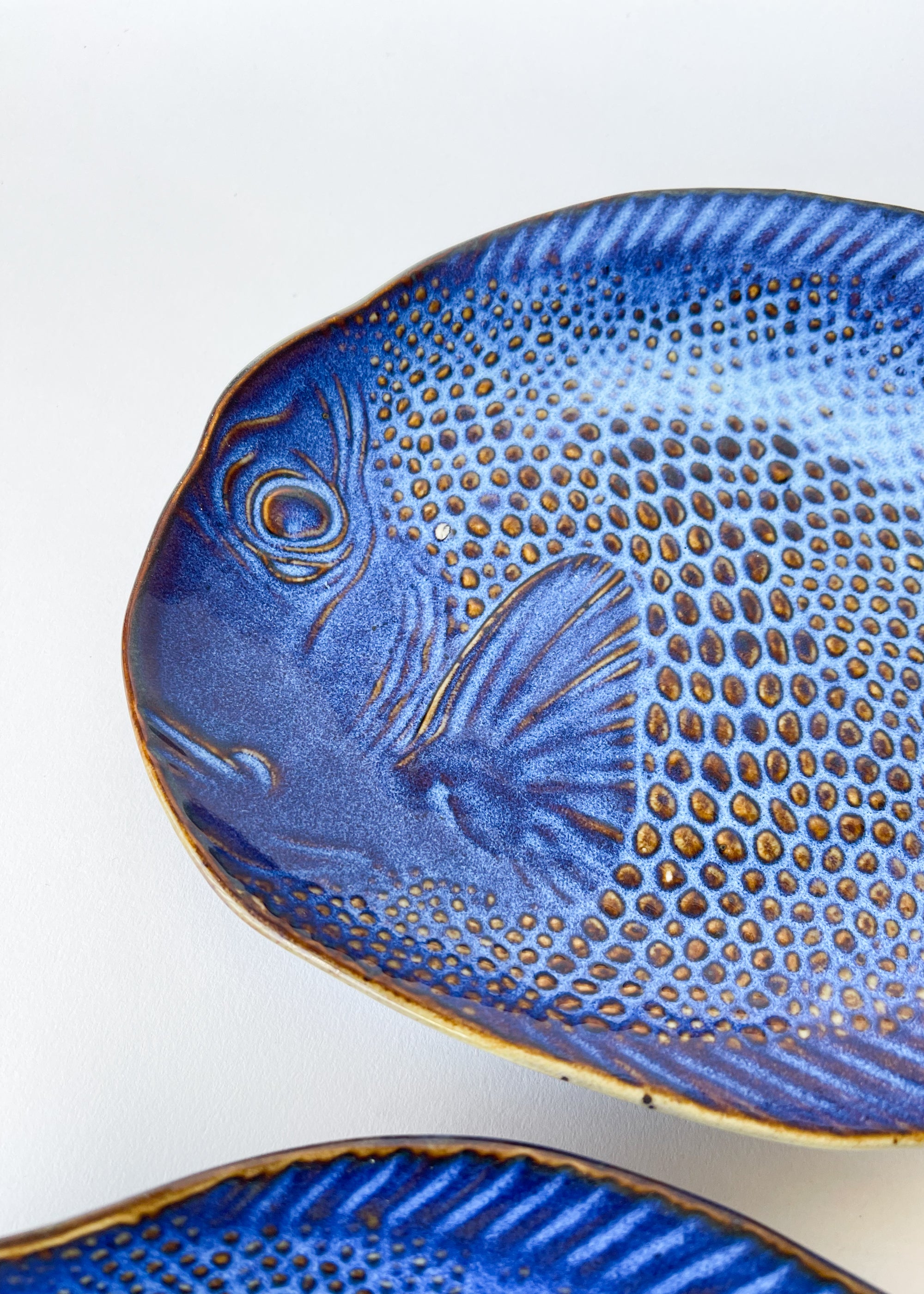 Vintage Japanese Fish Plate