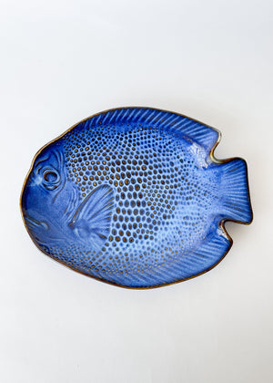 Vintage Japanese Fish Plate