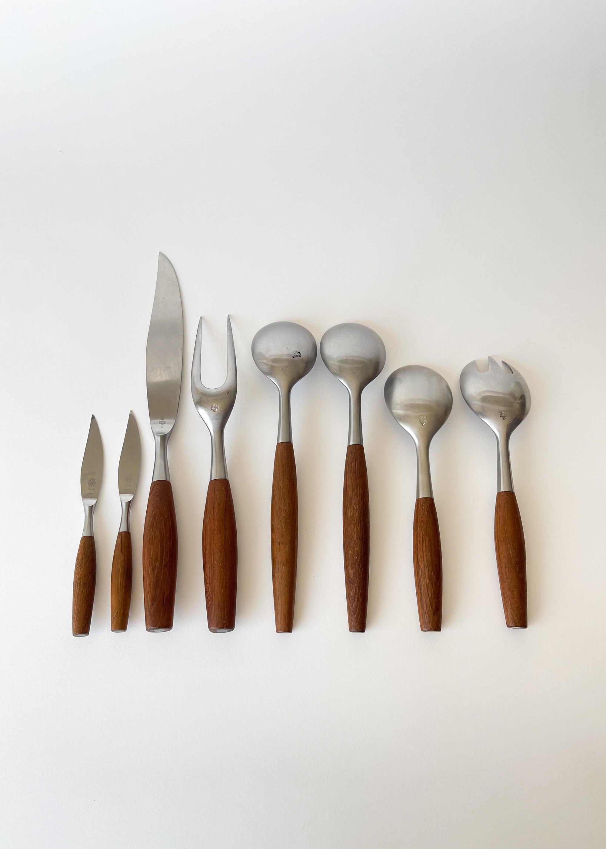 Vintage MCM Dansk Fjord Serving Piece Set