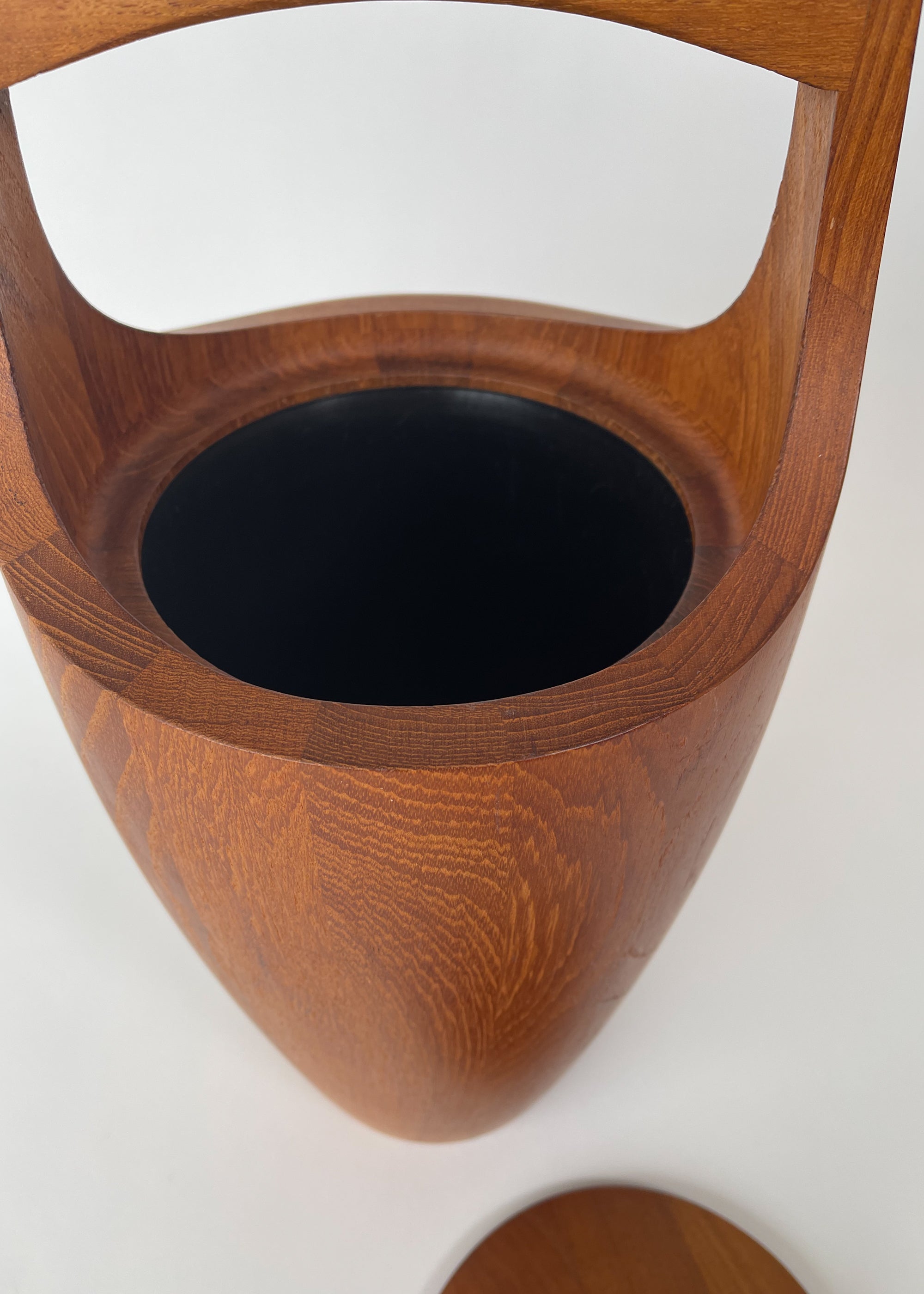 Vintage MCM Dansk Teak Large Ice Bucket by Jens Quistgaard