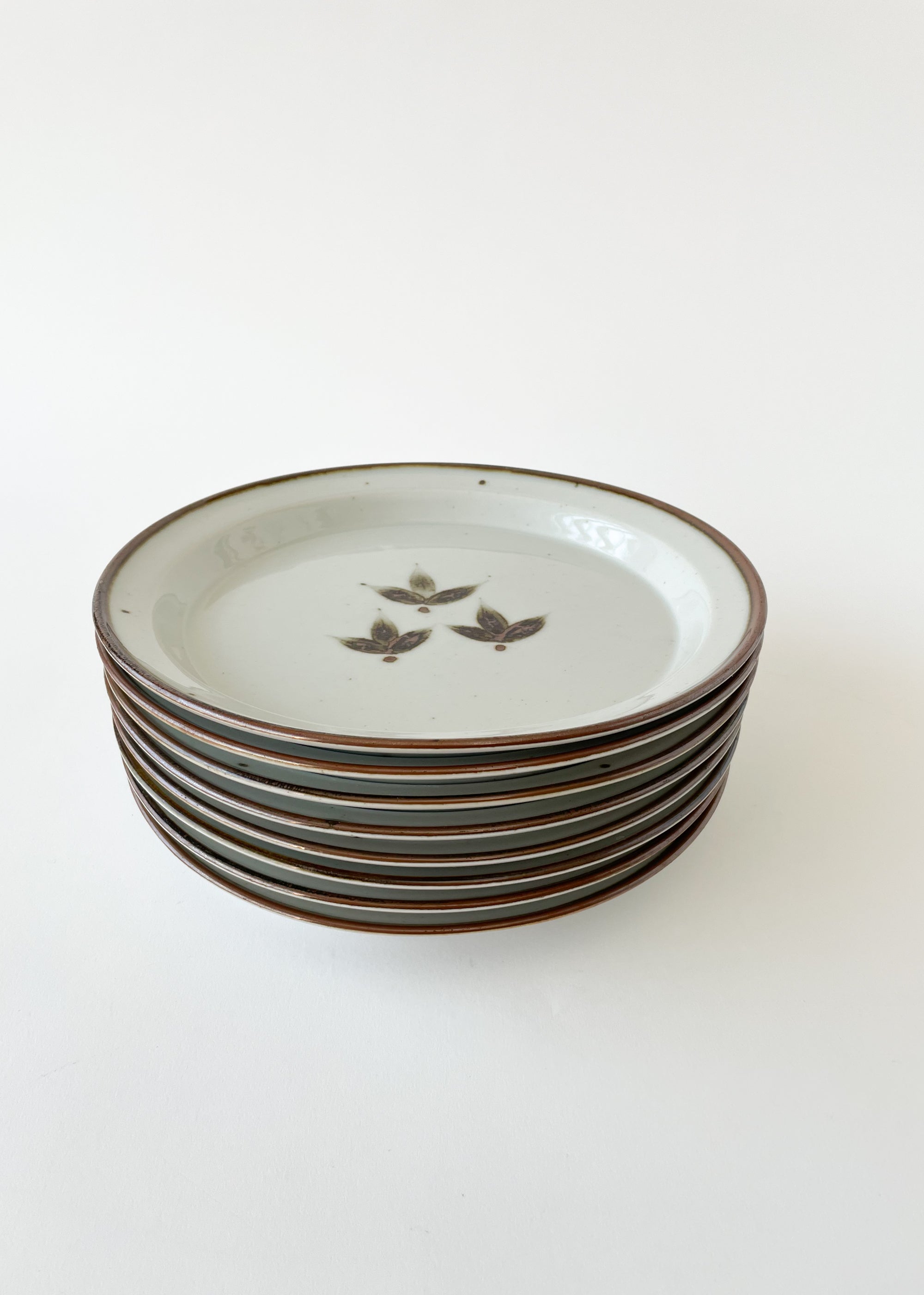 Vintage MCM Dansk Ceramic Plate Set