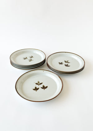 Vintage MCM Dansk Ceramic Plate Set