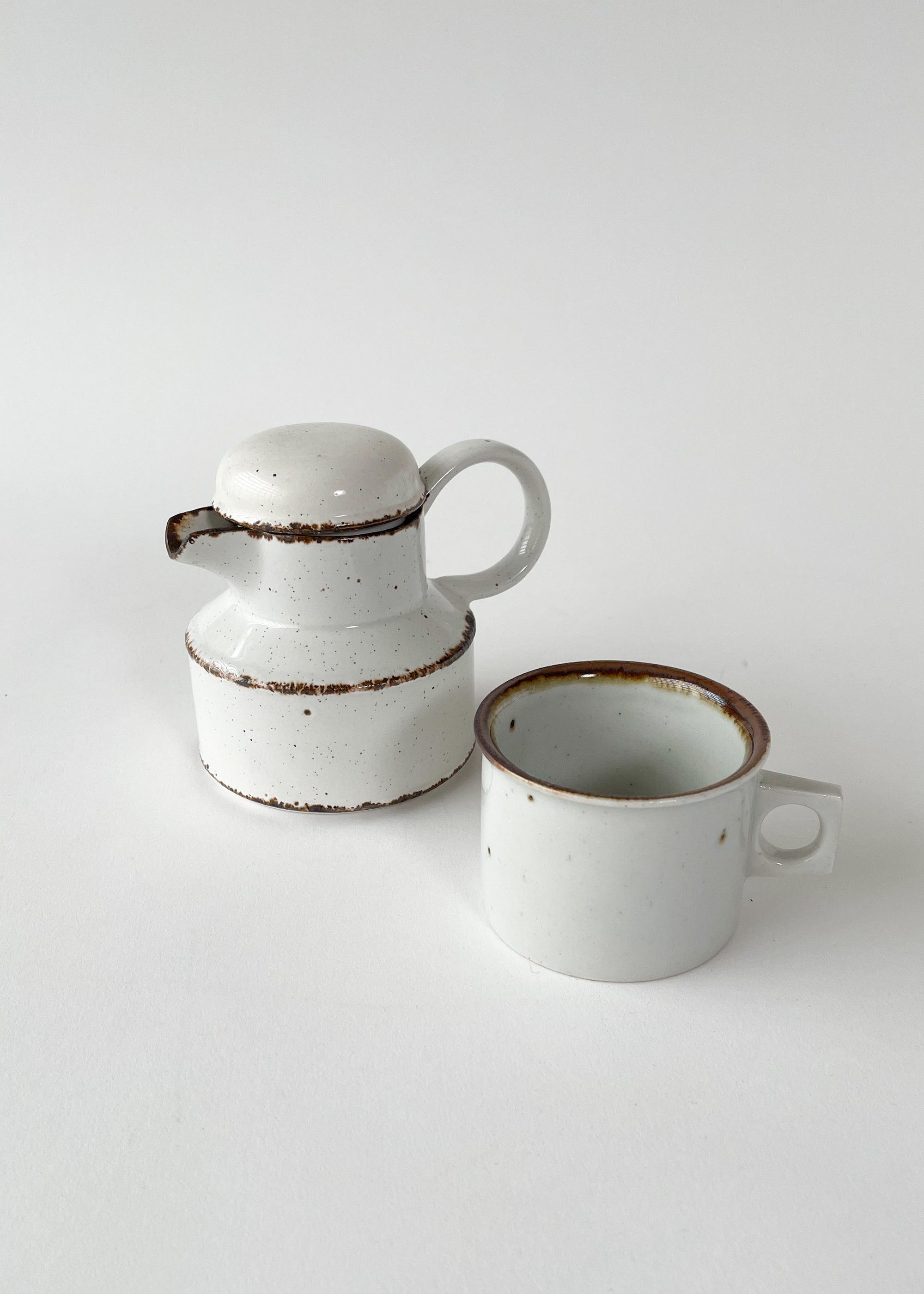 Vintage MCM Tea for One Ceramic Teapot