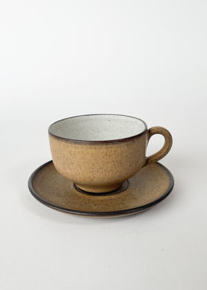 Vintage MCM Zaalberg Studio Pottery Espresso Cup Set