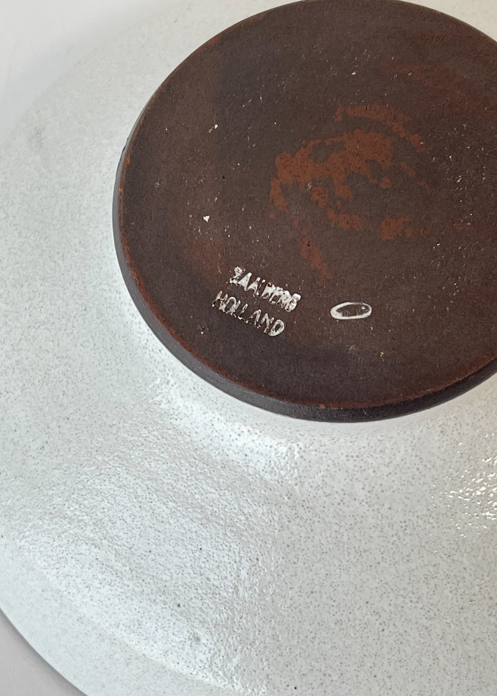 Vintage MCM Zaalberg Studio Pottery Serving Bowl