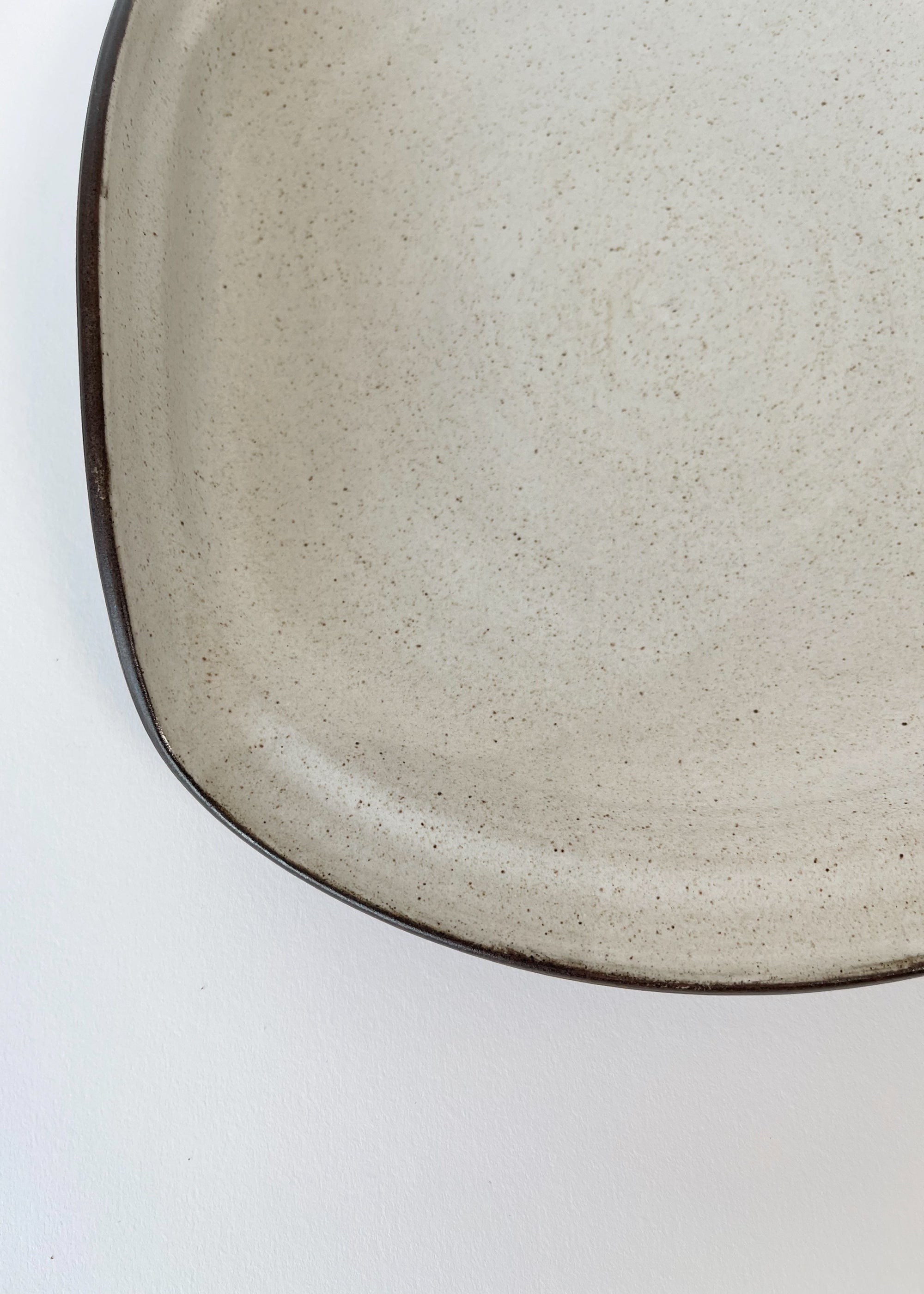 Vintage MCM Zaalberg Studio Pottery Serving Platter