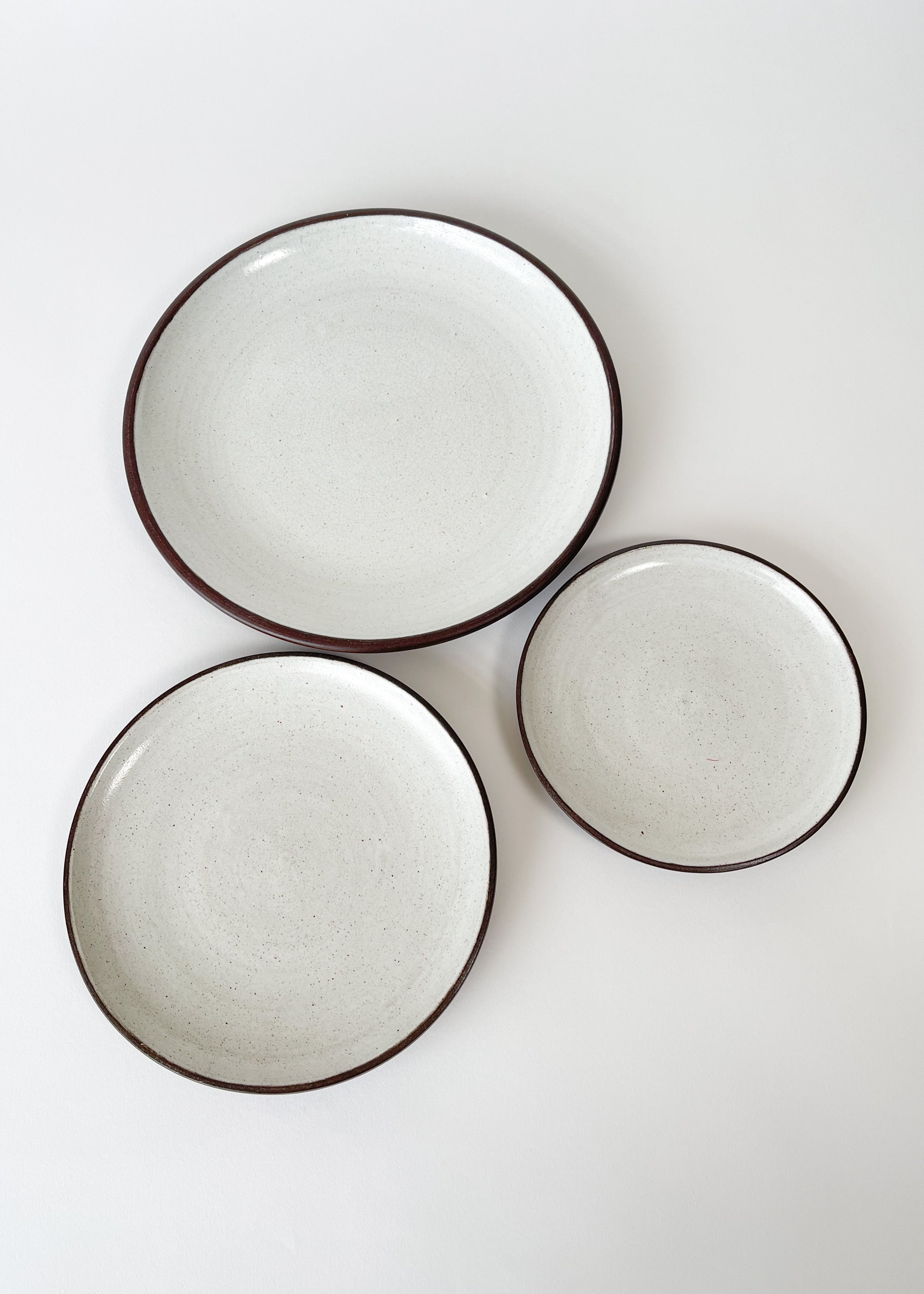 Vintage MCM Zaalberg Studio Pottery Dinnerware Set