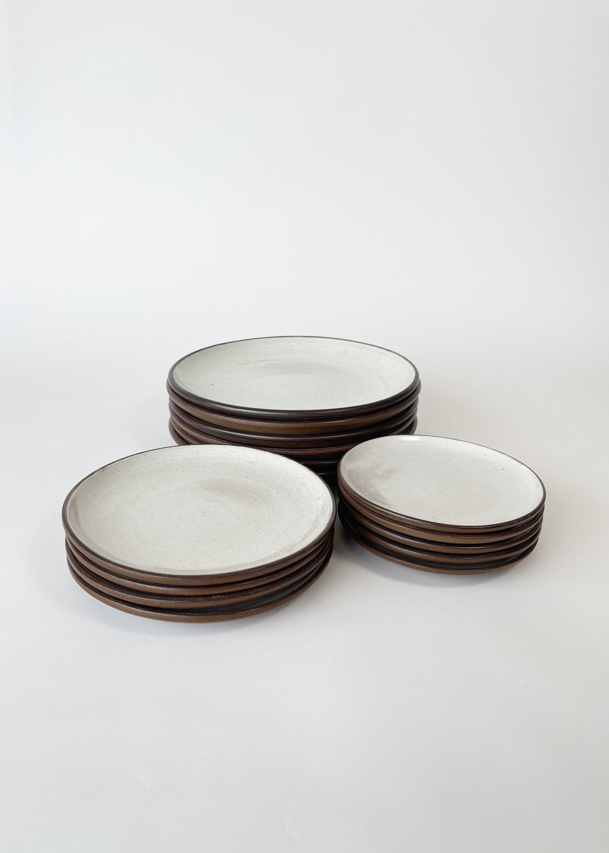 Vintage MCM Zaalberg Studio Pottery Dinnerware Set