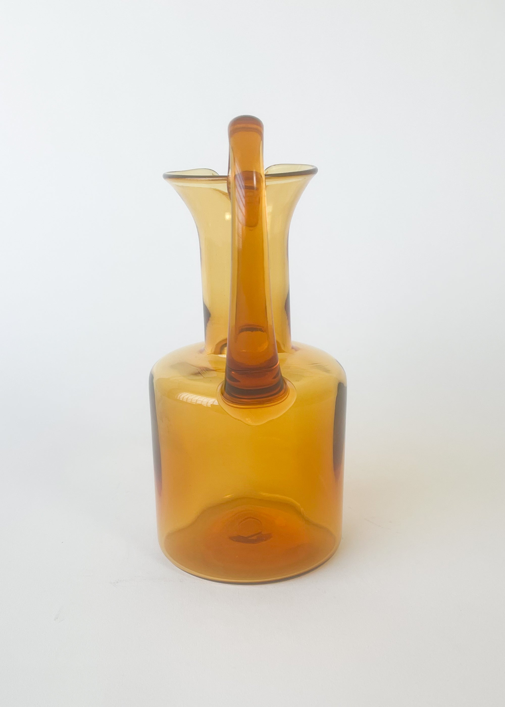 Vintage MCM Blown Glass Pitcher