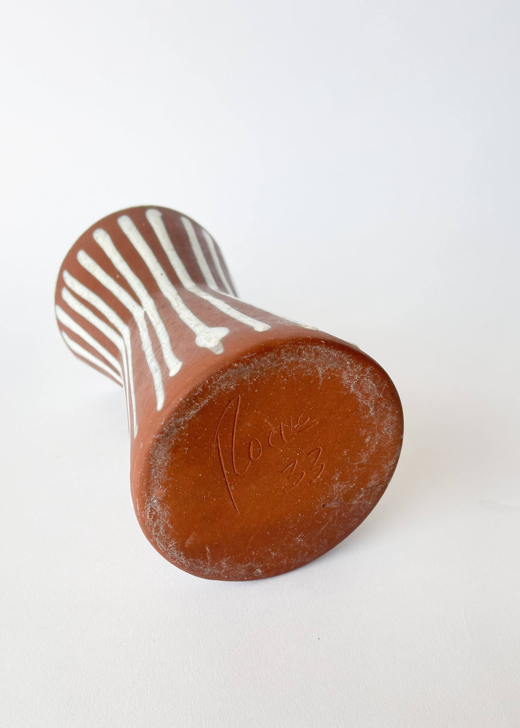 Vintage MidCentury Ceramic Vase by Walter Roche