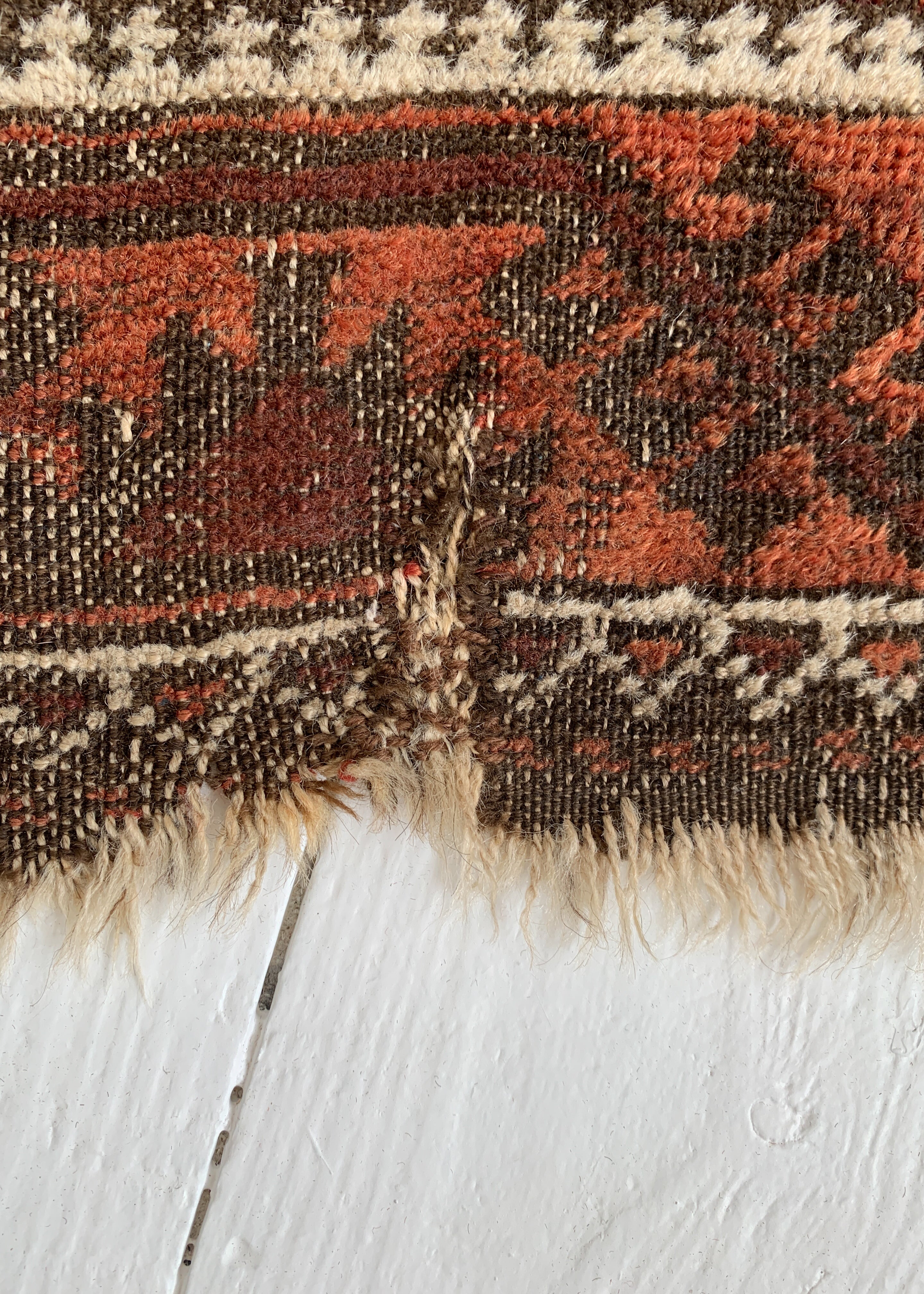 Vintage Geometric Turkish Rug
