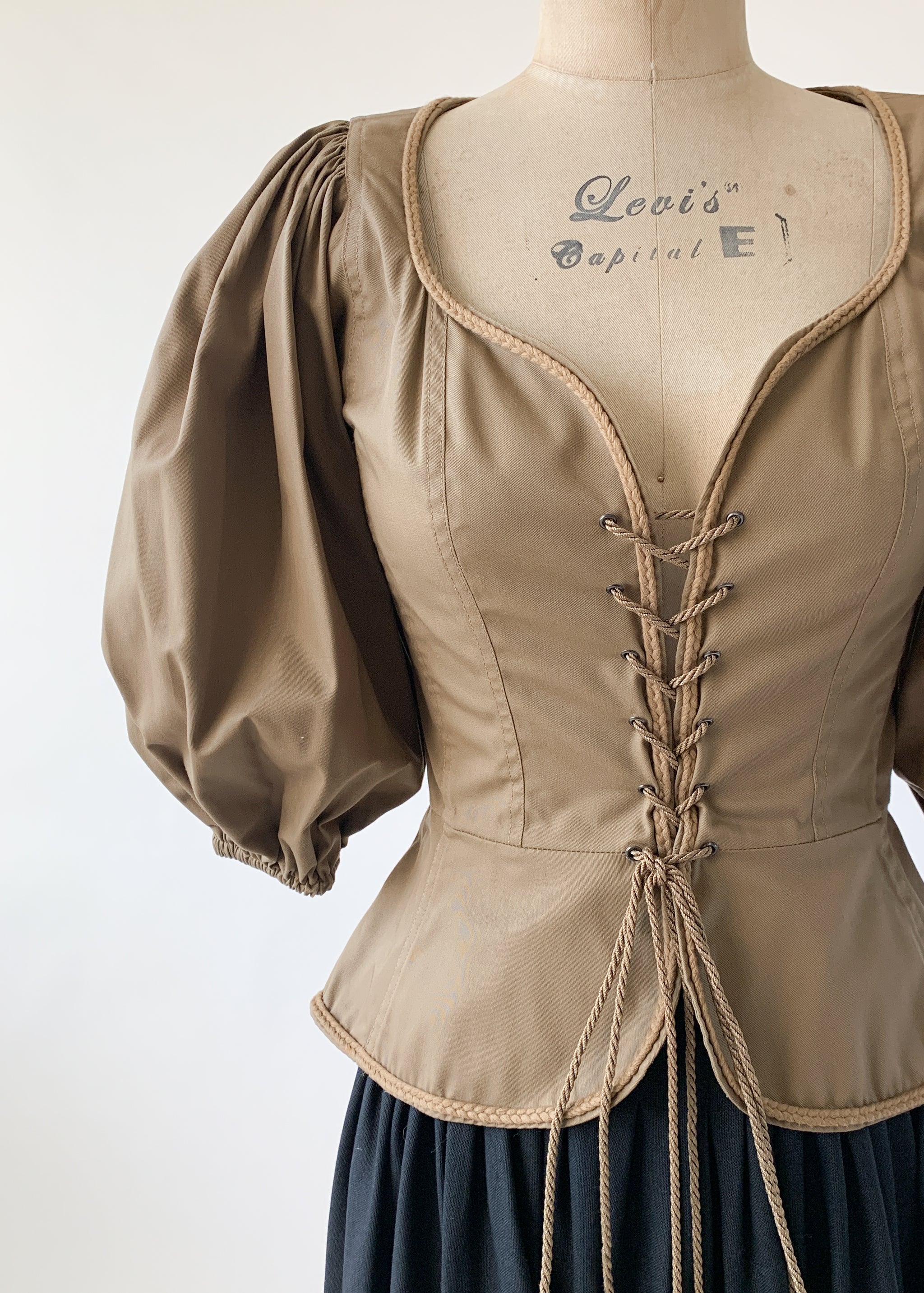 Vintage 1970s Russian Collection Dress Set