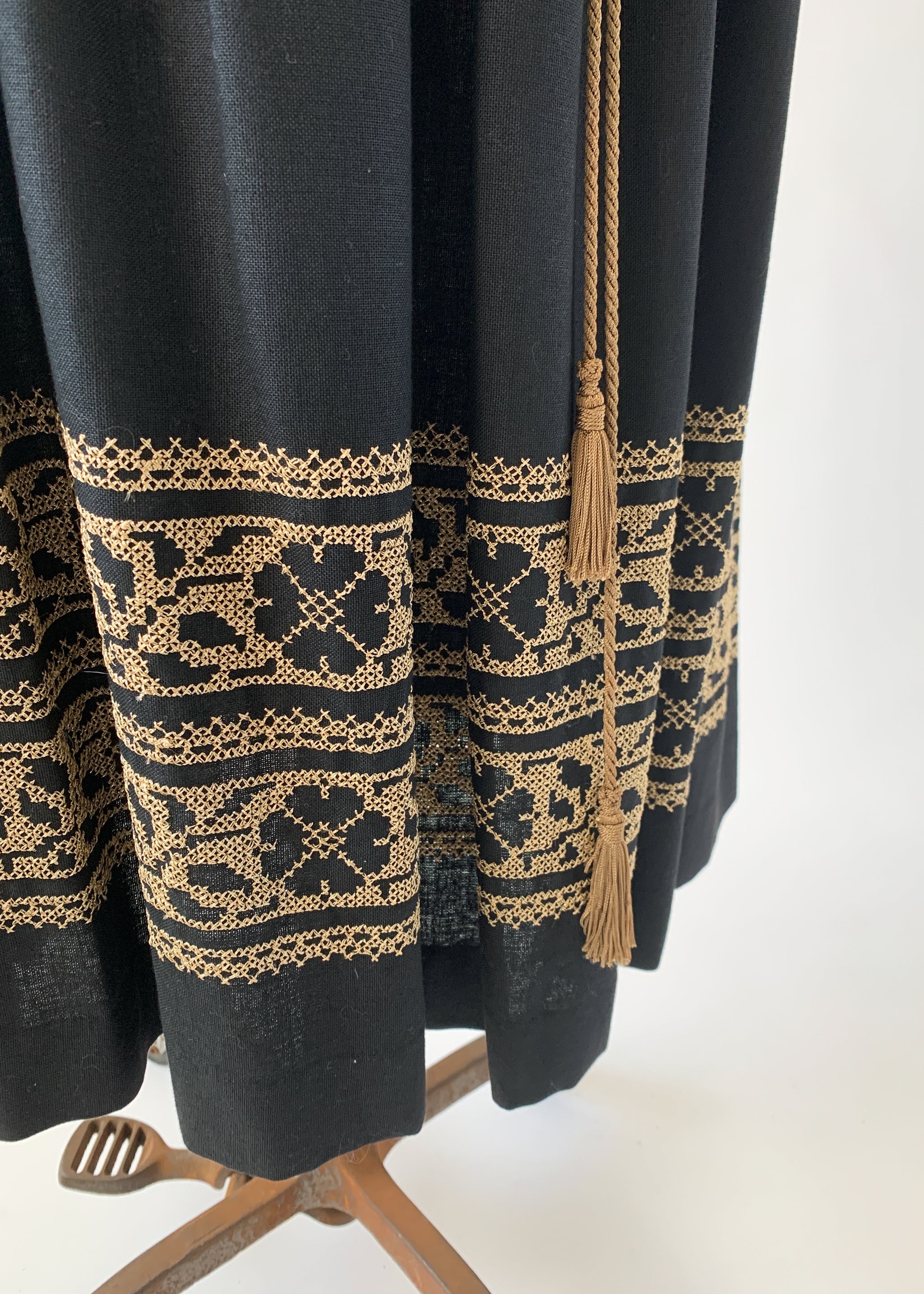 Vintage 1970s Russian Collection Dress Set