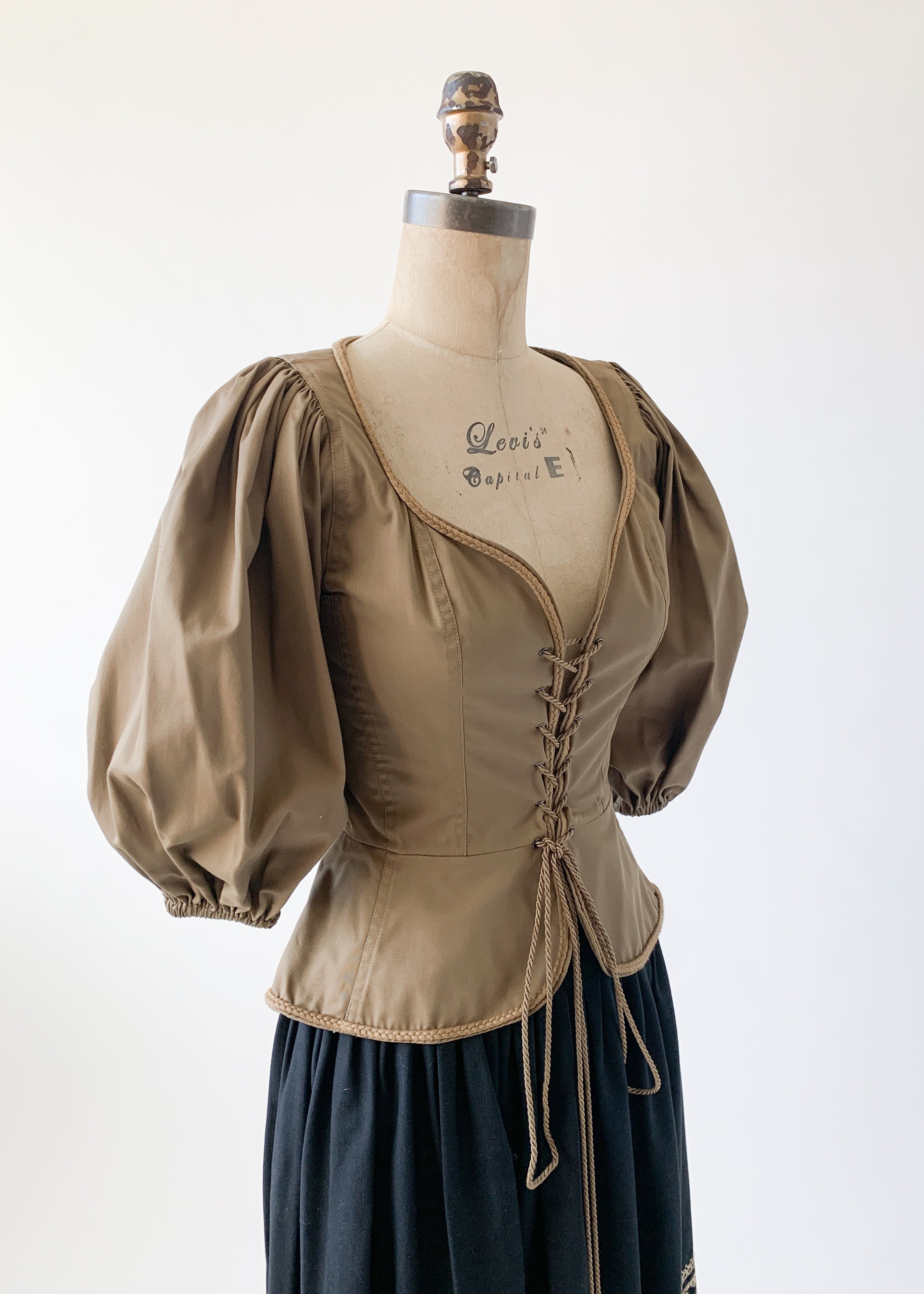 Vintage 1970s Russian Collection Dress Set